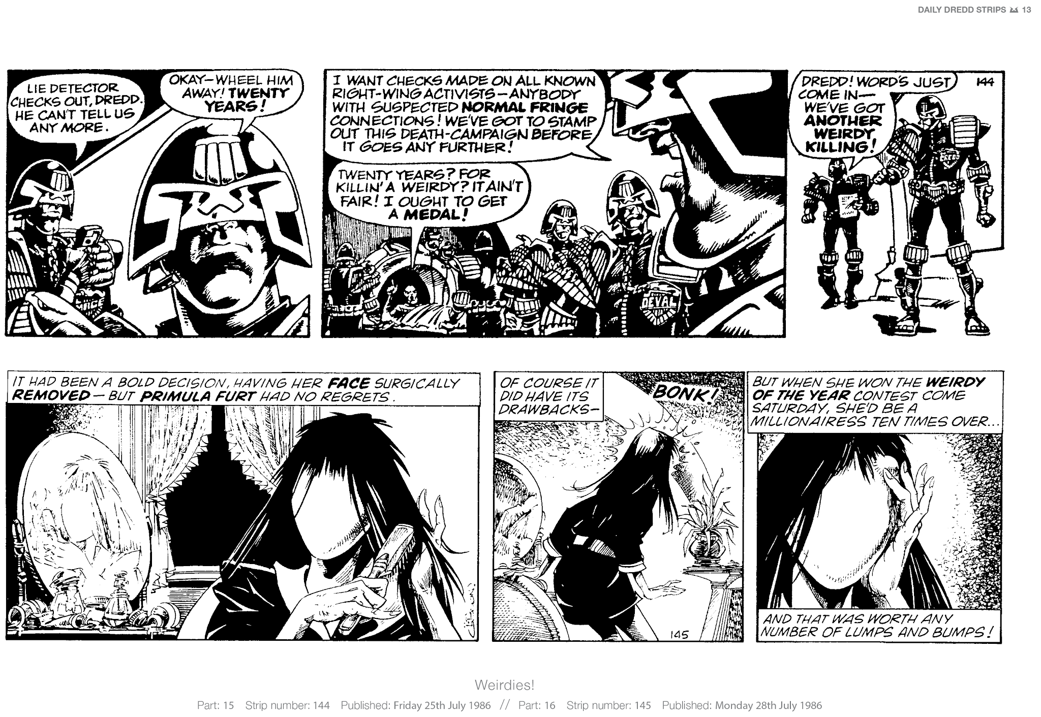Read online Judge Dredd: The Daily Dredds comic -  Issue # TPB 2 - 16