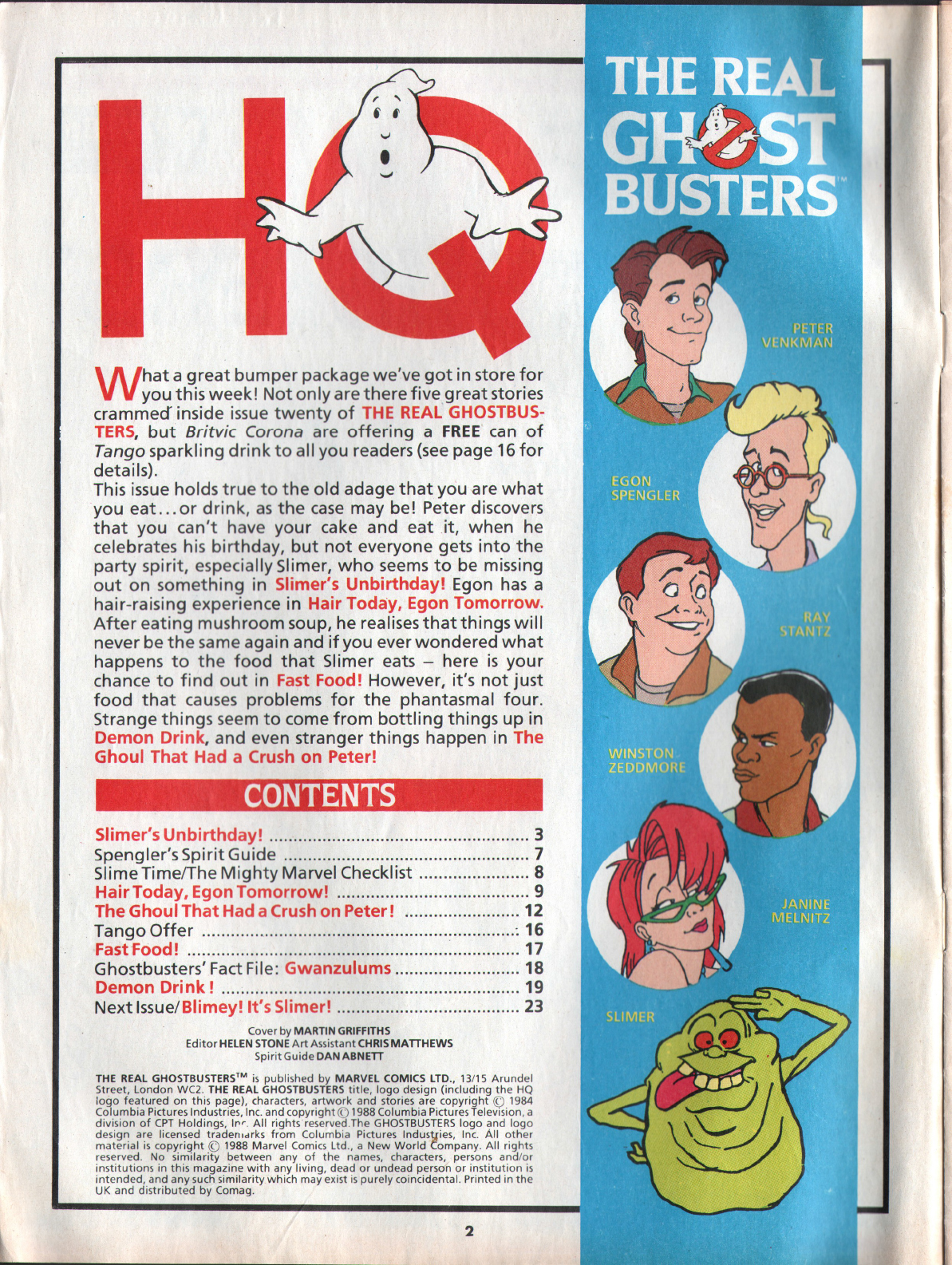 Read online The Real Ghostbusters comic -  Issue #20 - 2