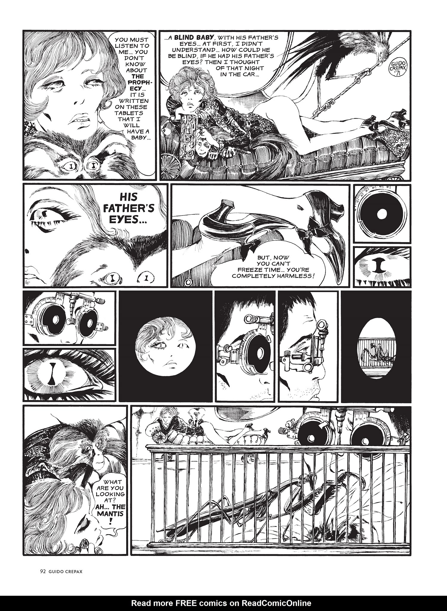 Read online The Complete Crepax comic -  Issue # TPB 3 - 86