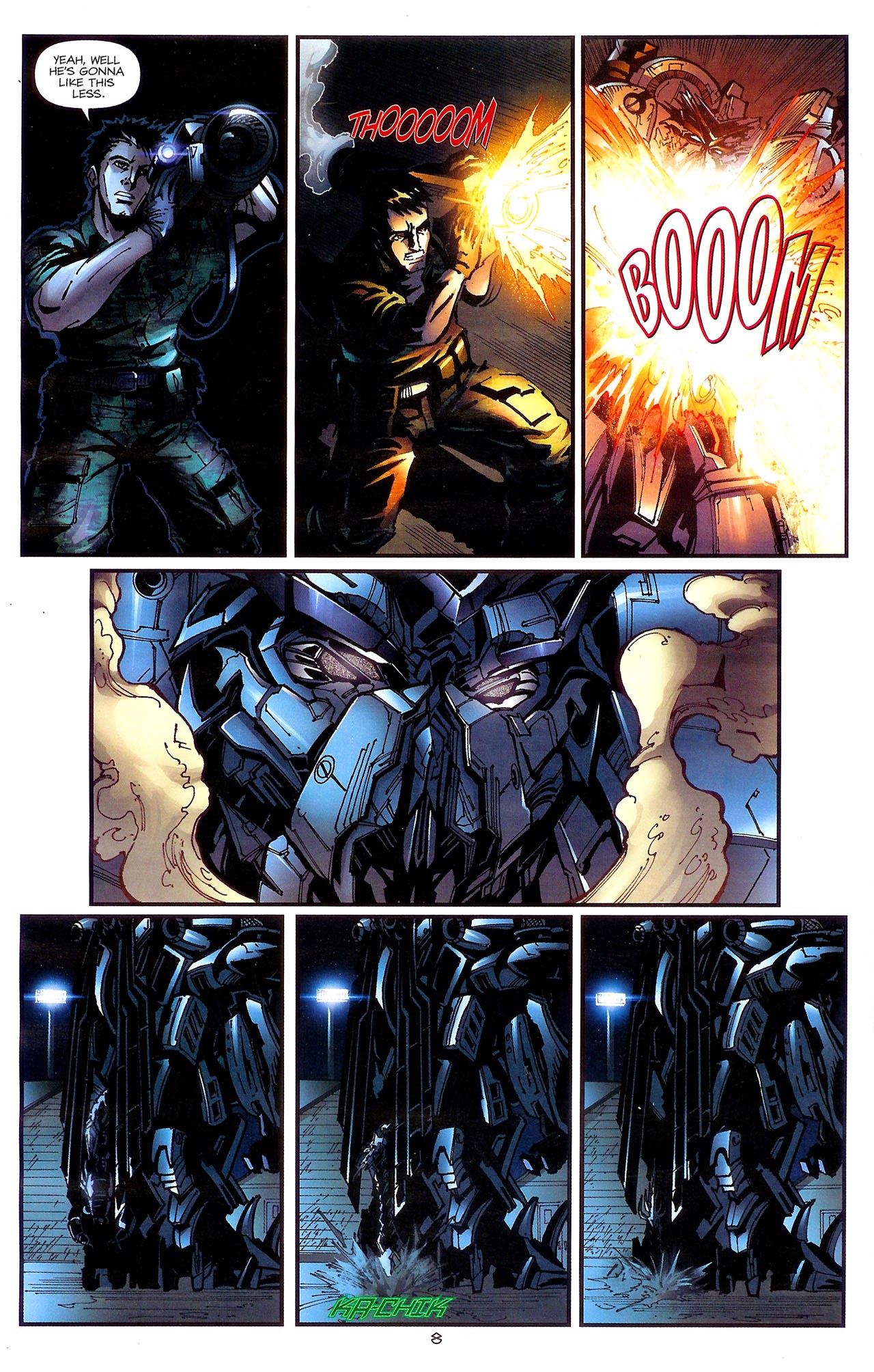 Read online Transformers: The Movie Adaptation comic -  Issue #1 - 10