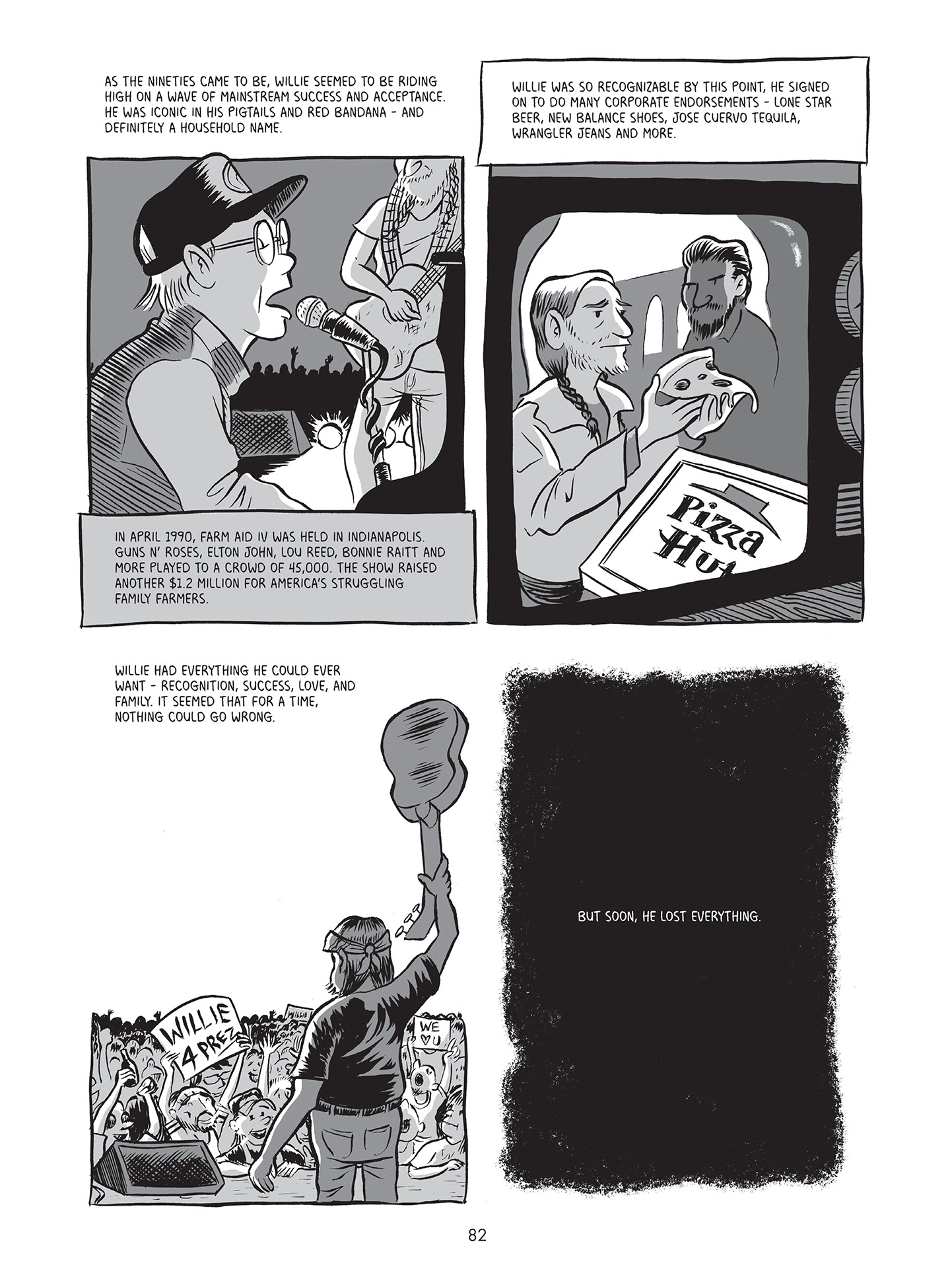 Read online Willie Nelson: A Graphic History comic -  Issue # TPB - 77