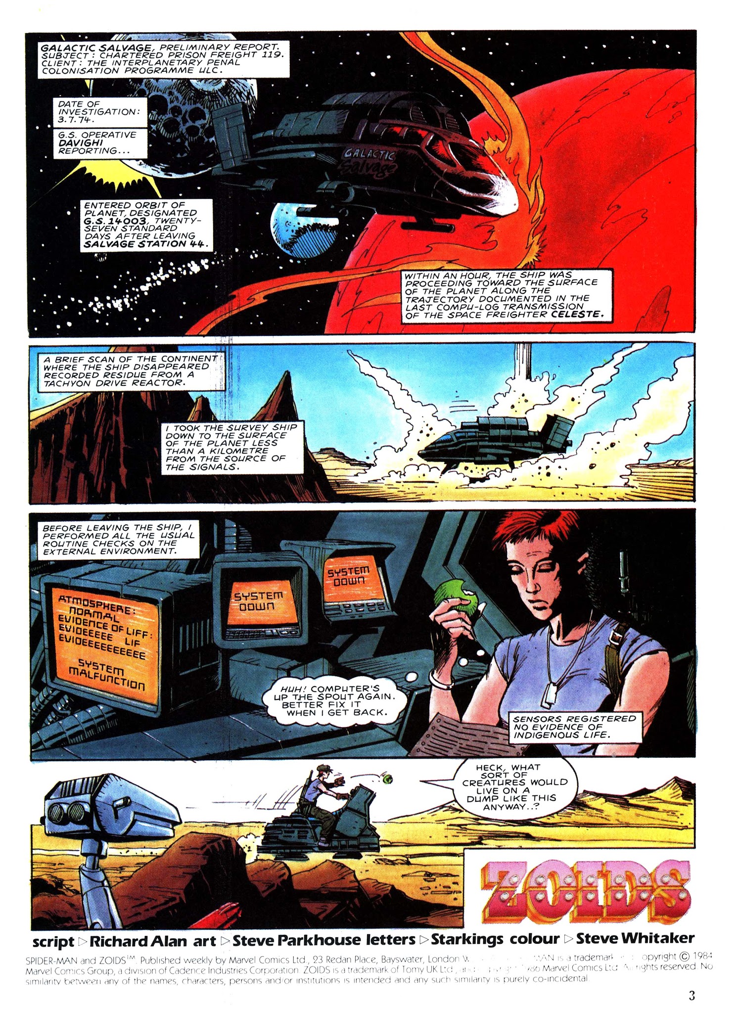 Read online Spider-Man and Zoids comic -  Issue #12 - 3