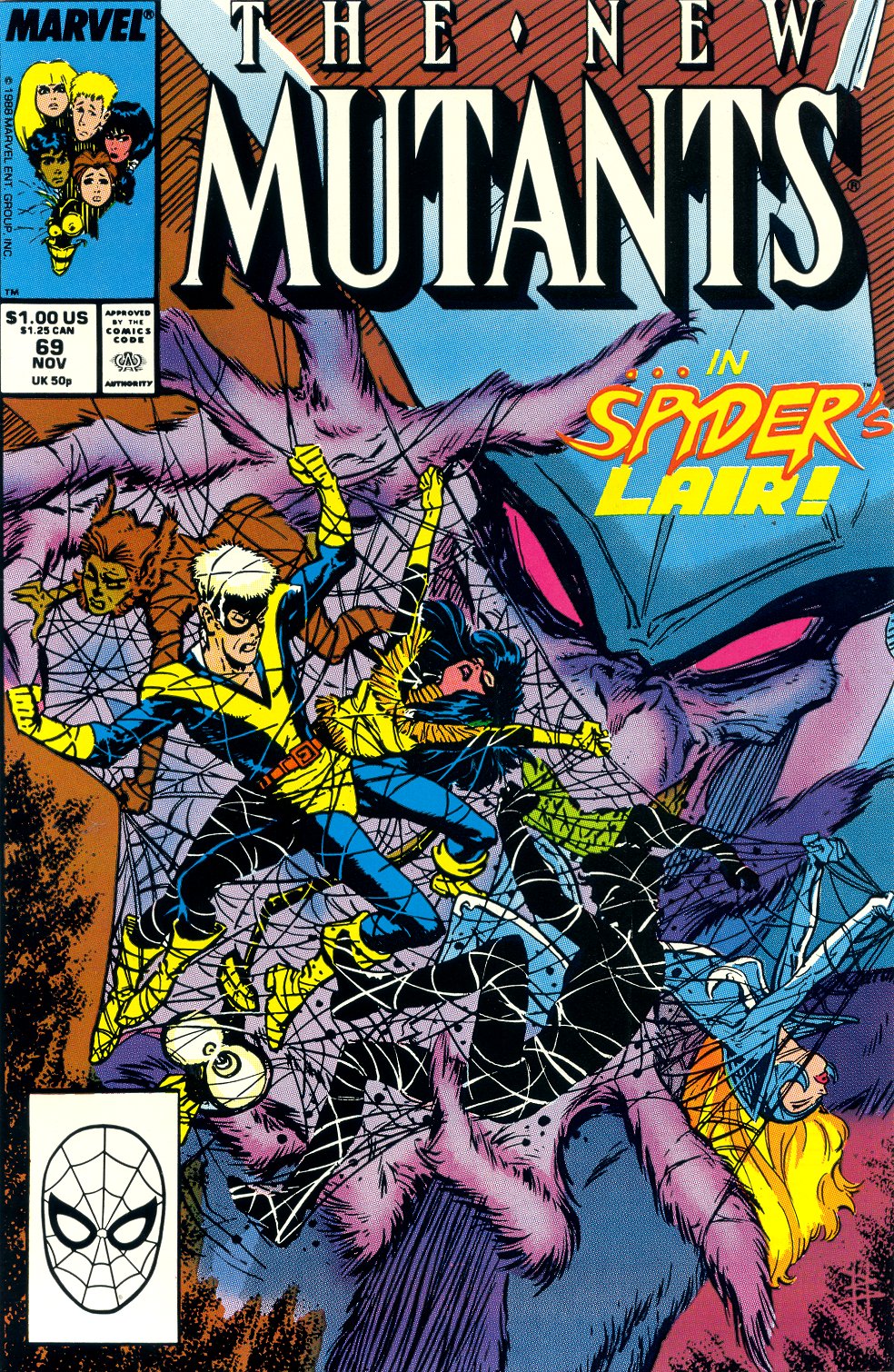 Read online The New Mutants comic -  Issue #69 - 1