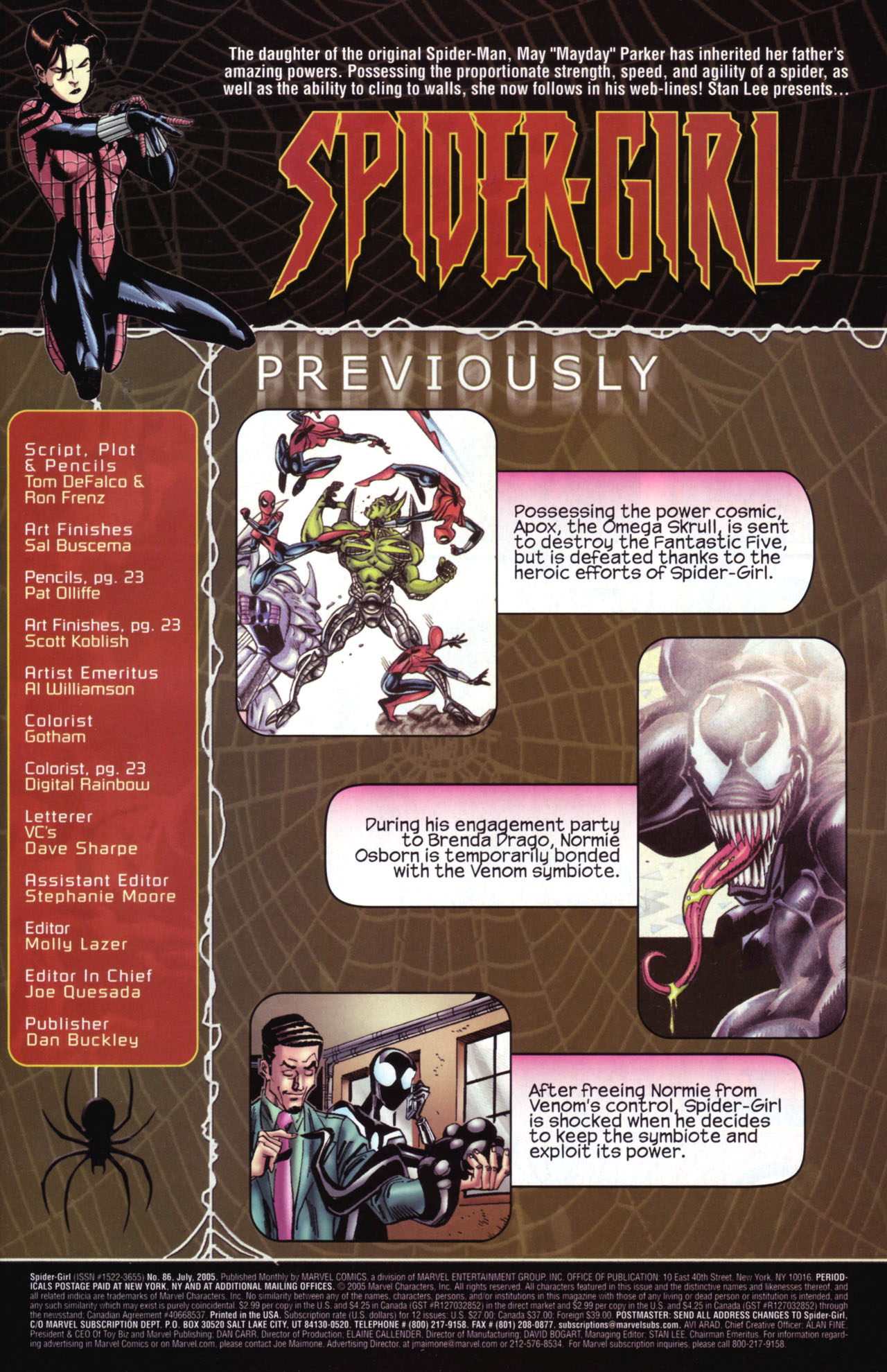 Read online Spider-Girl (1998) comic -  Issue #86 - 2