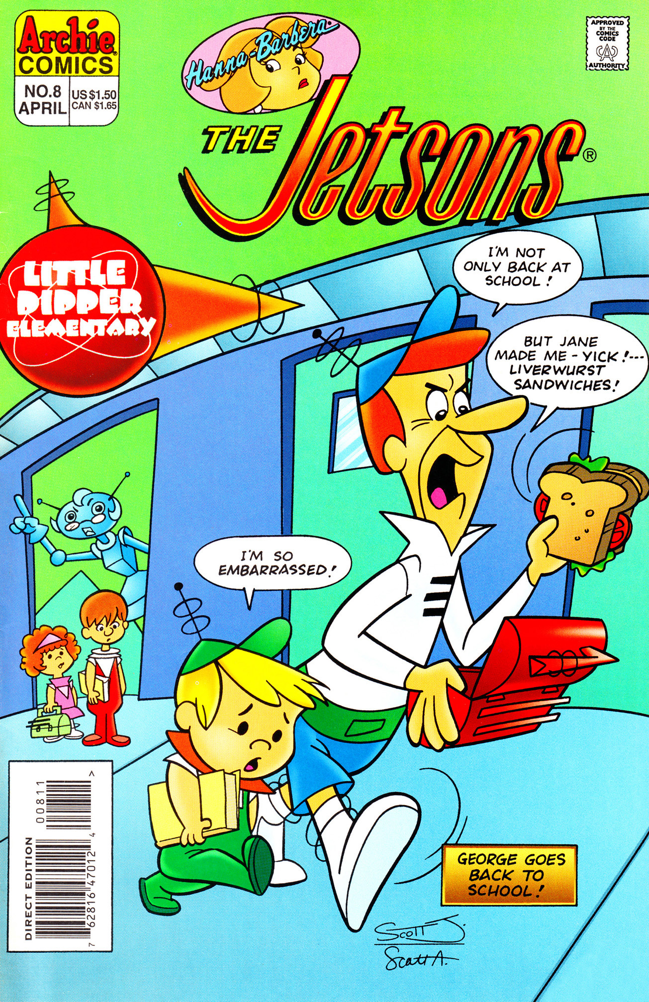 Read online The Jetsons comic -  Issue #8 - 1