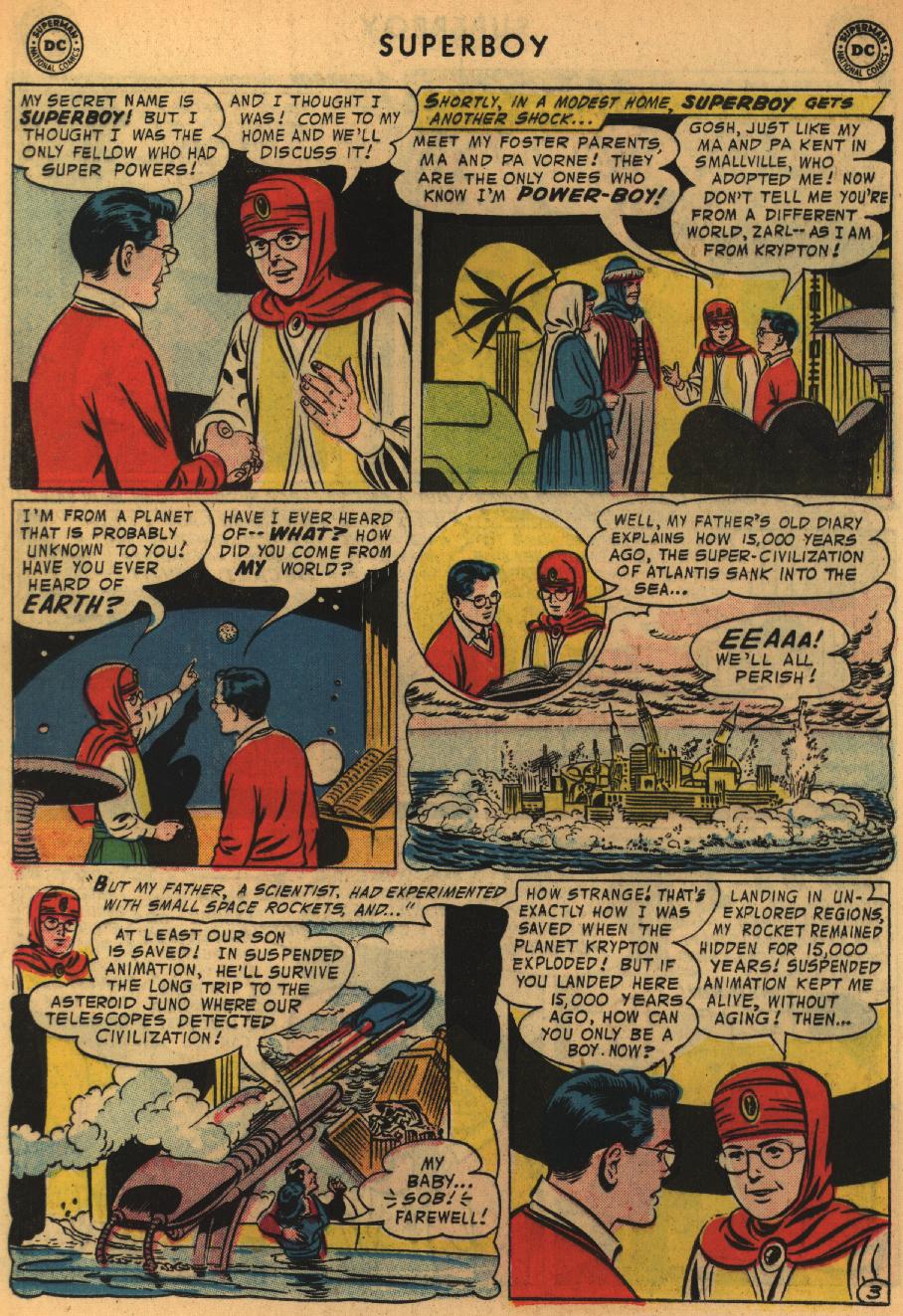 Read online Superboy (1949) comic -  Issue #52 - 12