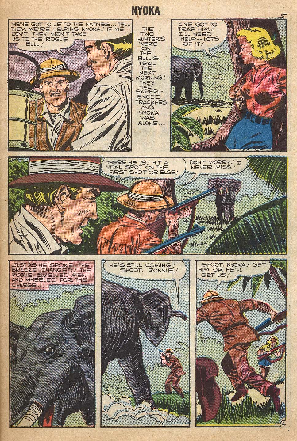 Read online Nyoka the Jungle Girl (1955) comic -  Issue #22 - 7