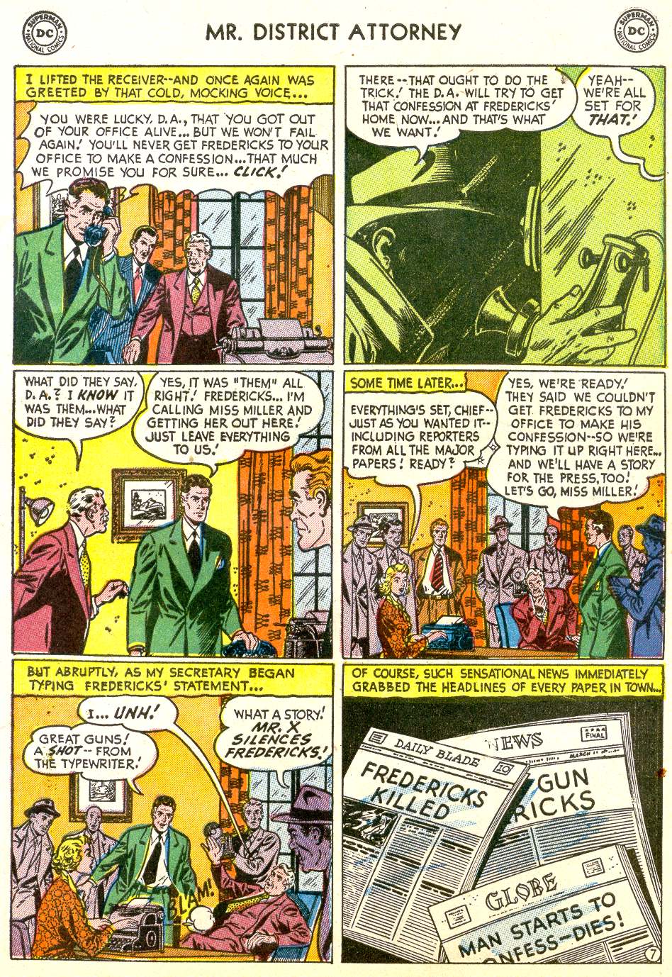 Read online Mr. District Attorney comic -  Issue #34 - 9