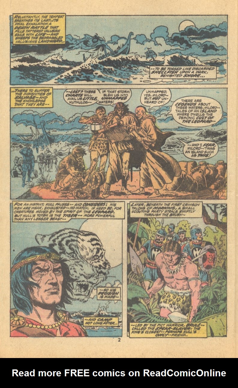 Read online Kull, the Conqueror (1971) comic -  Issue #8 - 3