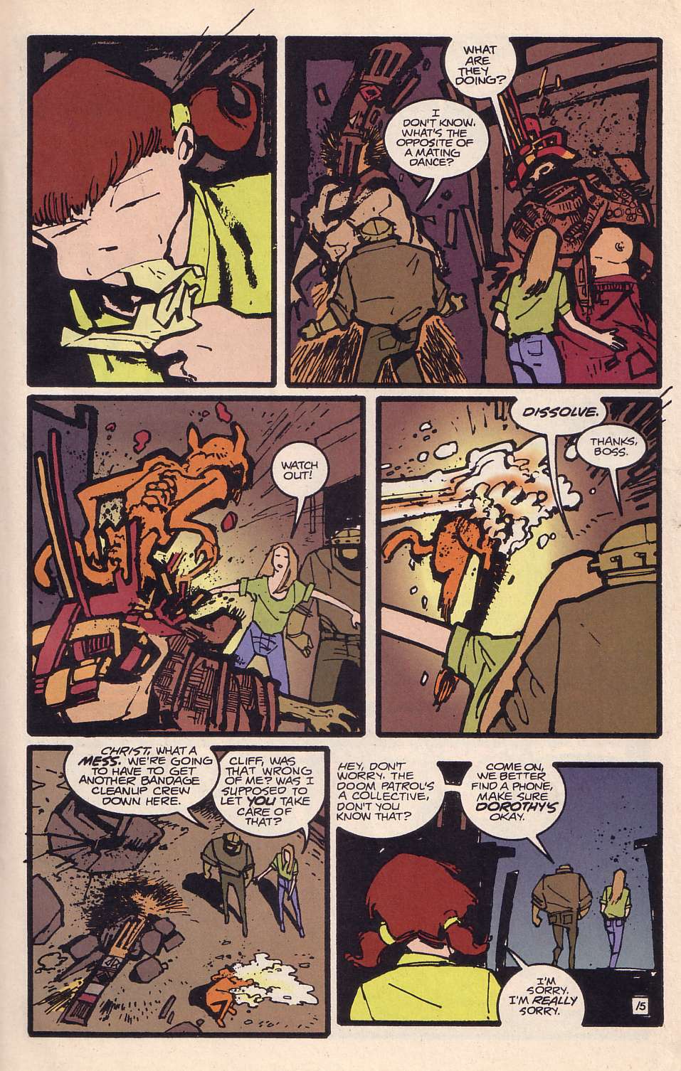 Read online Doom Patrol (1987) comic -  Issue #81 - 16