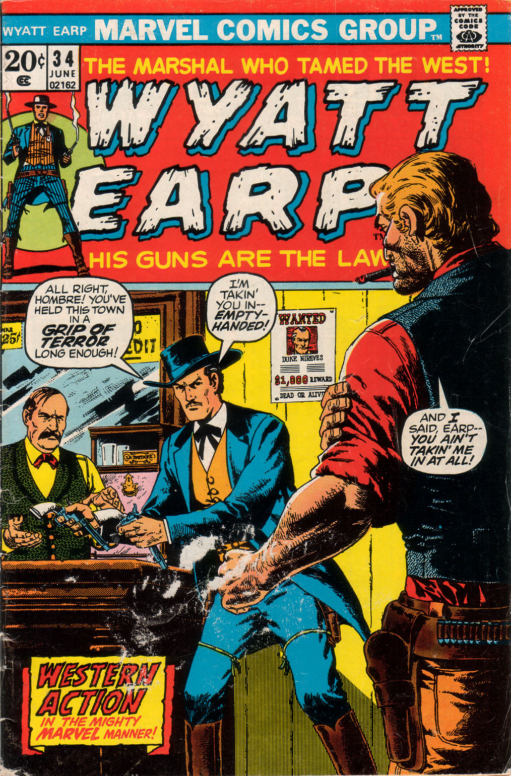 Read online Wyatt Earp comic -  Issue #34 - 1