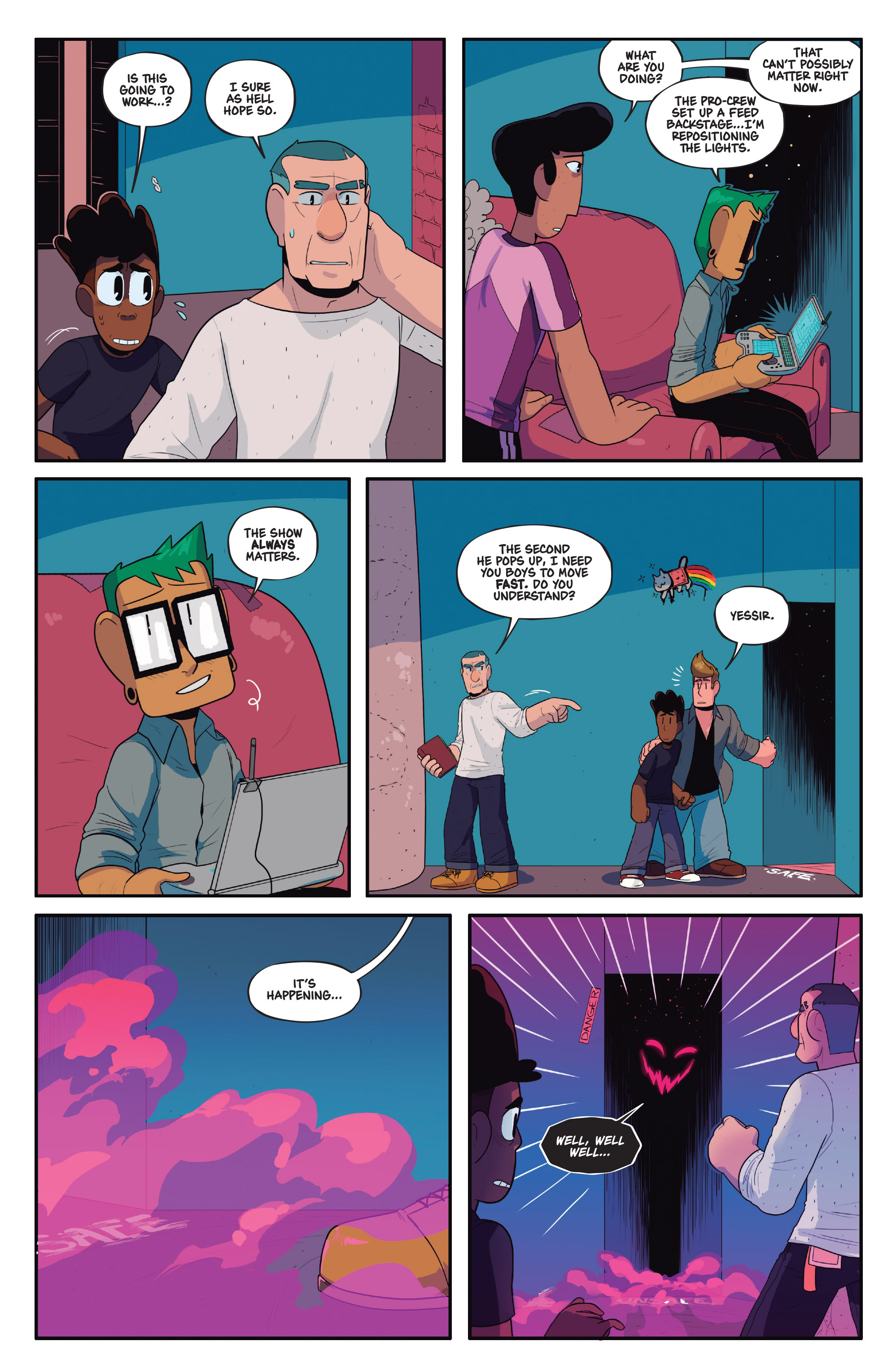 Read online The Backstagers comic -  Issue #8 - 12