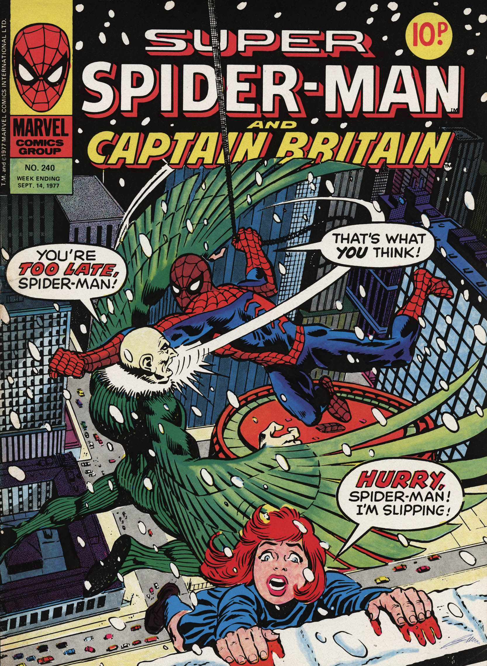 Read online Super Spider-Man and Captain Britain comic -  Issue #240 - 1