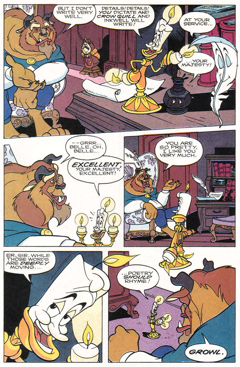 Read online Disney's Beauty and the Beast comic -  Issue #5 - 21