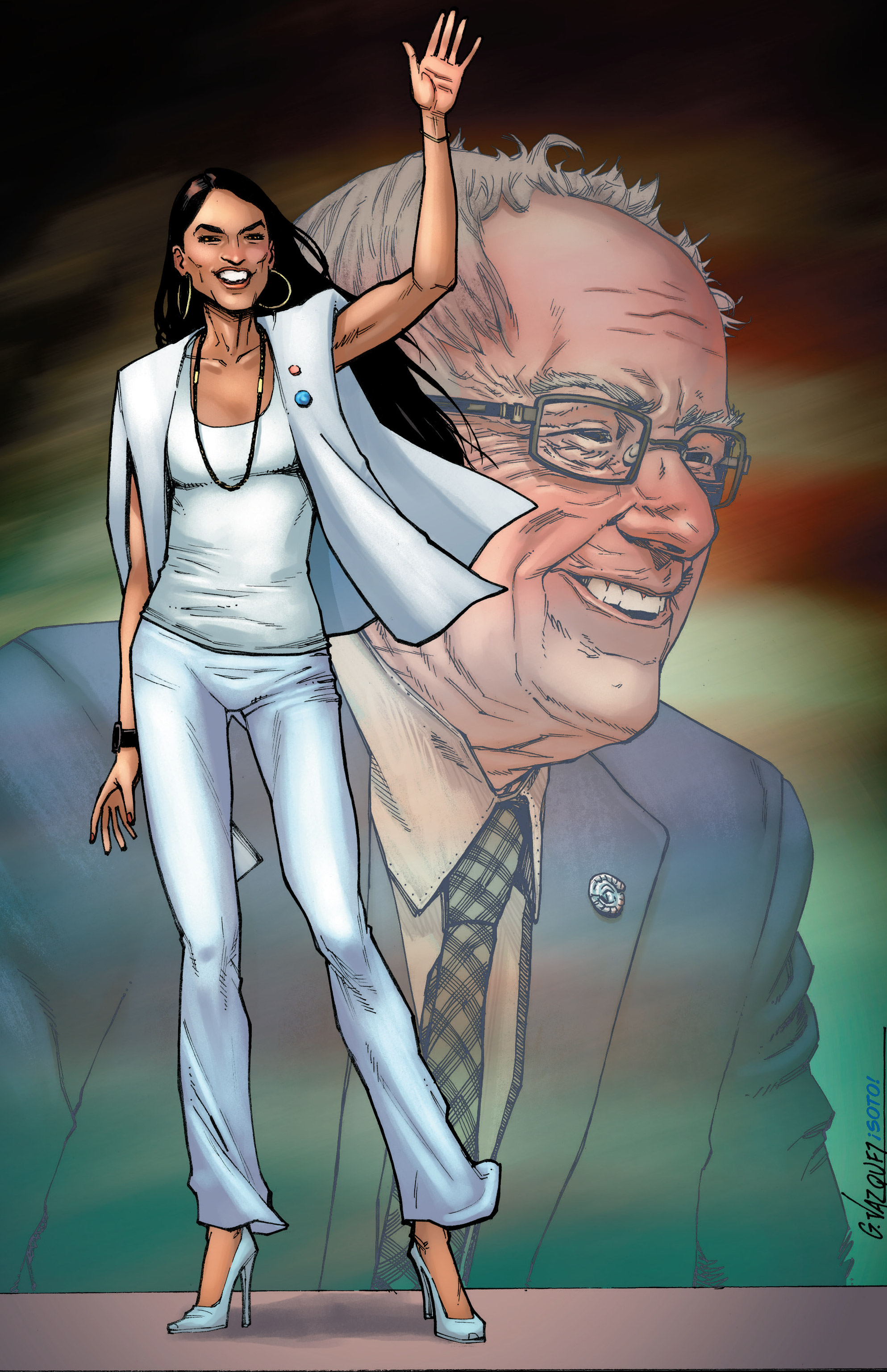 Read online Alexandria Ocasio-Cortez and the Freshman Force: Squad Special comic -  Issue # Full - 21