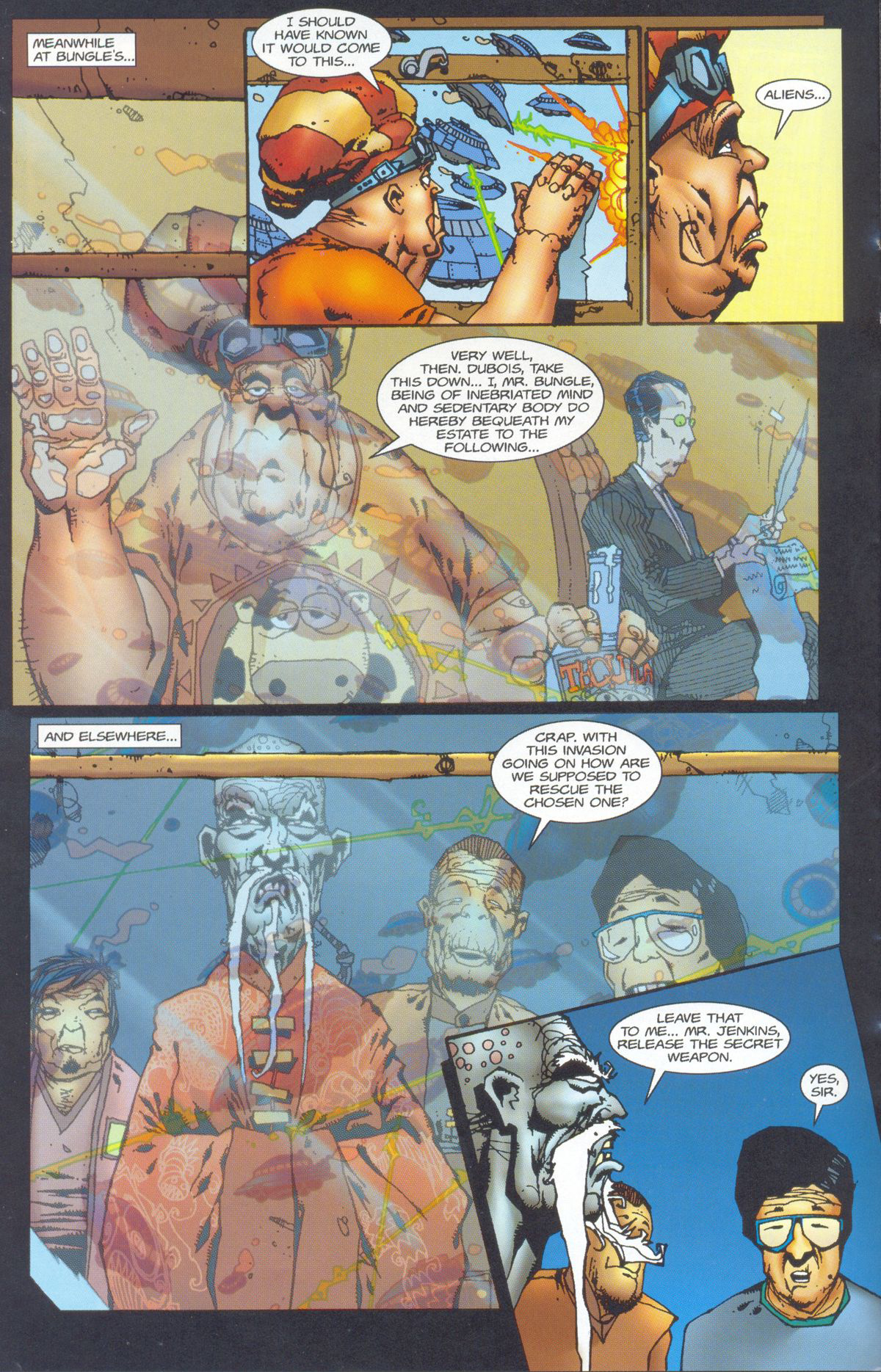 Read online Dead or Alive -- A Cyberpunk Western comic -  Issue #4 - 9