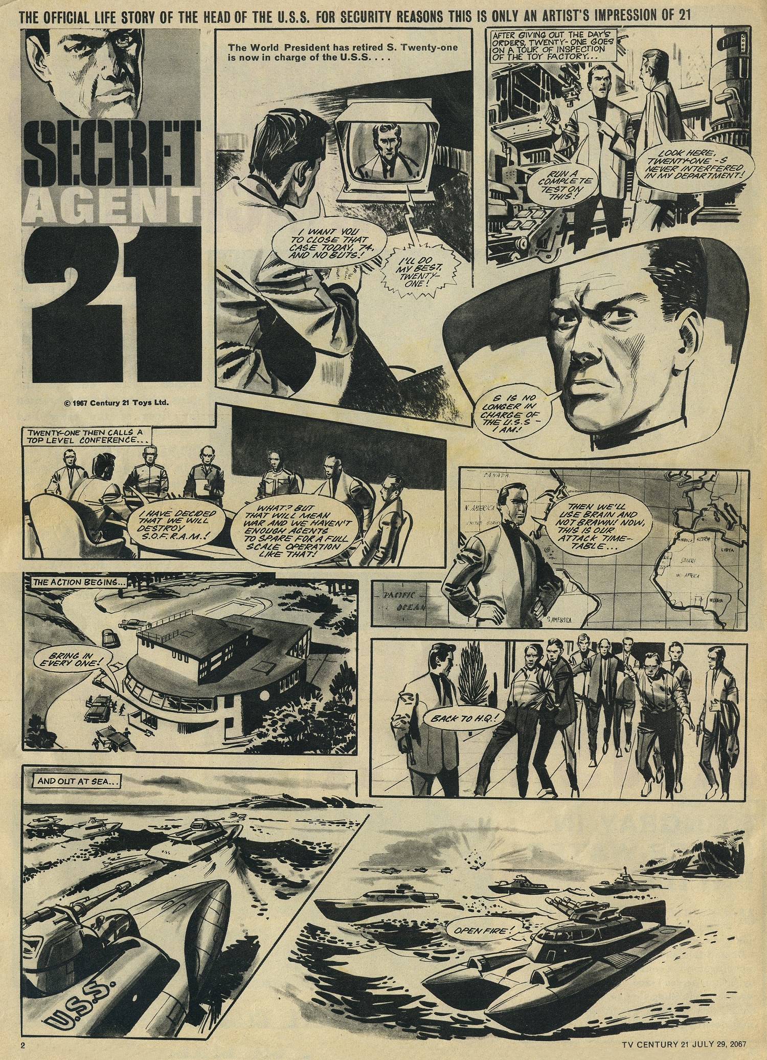 Read online TV Century 21 (TV 21) comic -  Issue #132 - 2