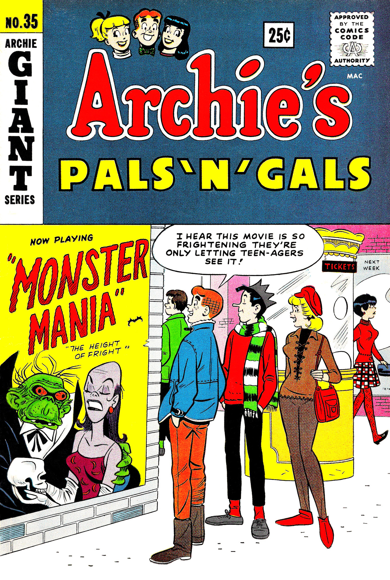 Read online Archie's Pals 'N' Gals (1952) comic -  Issue #35 - 1