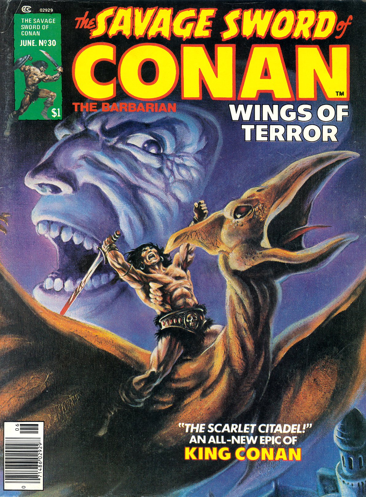 Read online The Savage Sword Of Conan comic -  Issue #30 - 1