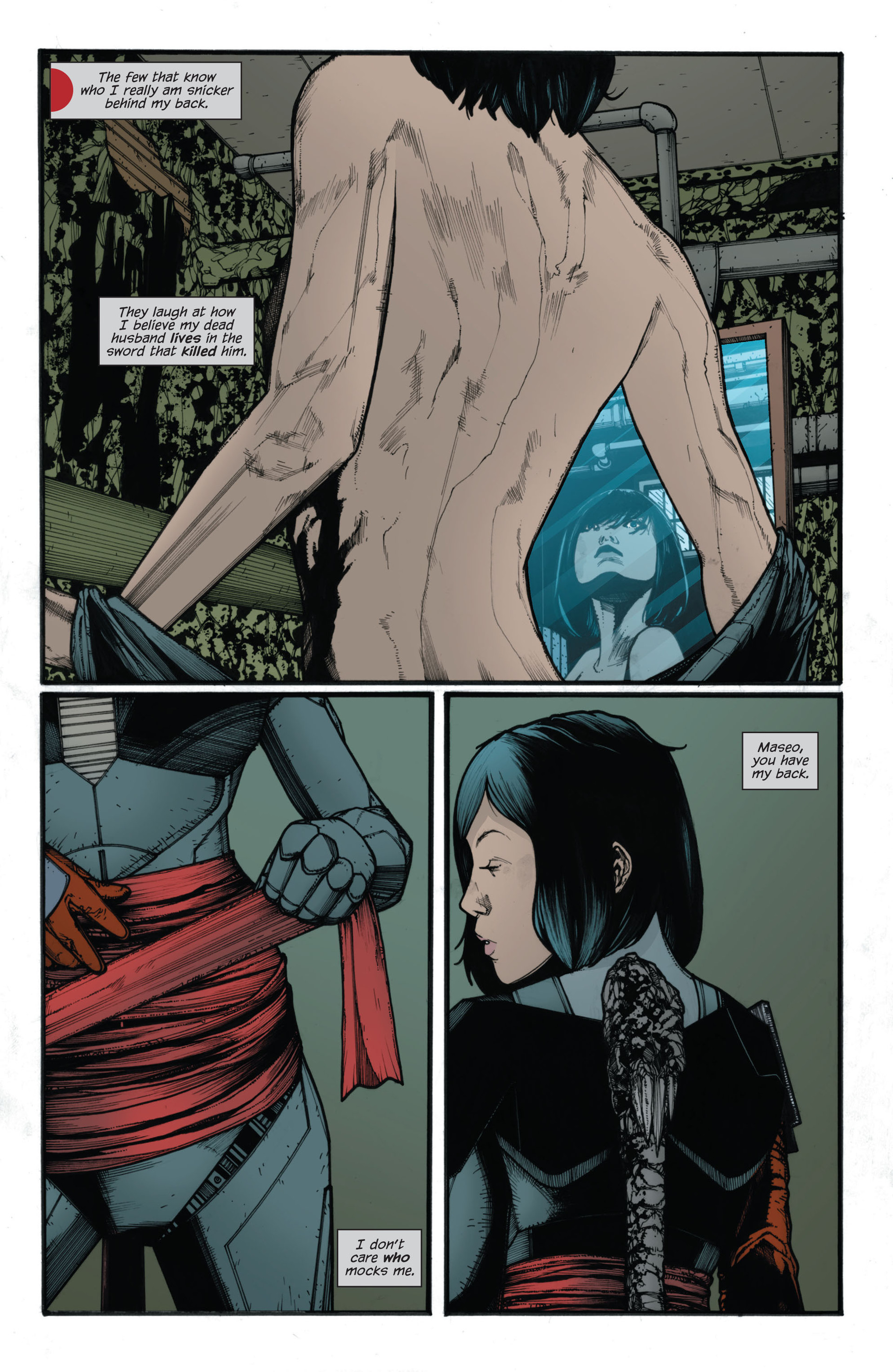 Read online Katana comic -  Issue #1 - 12