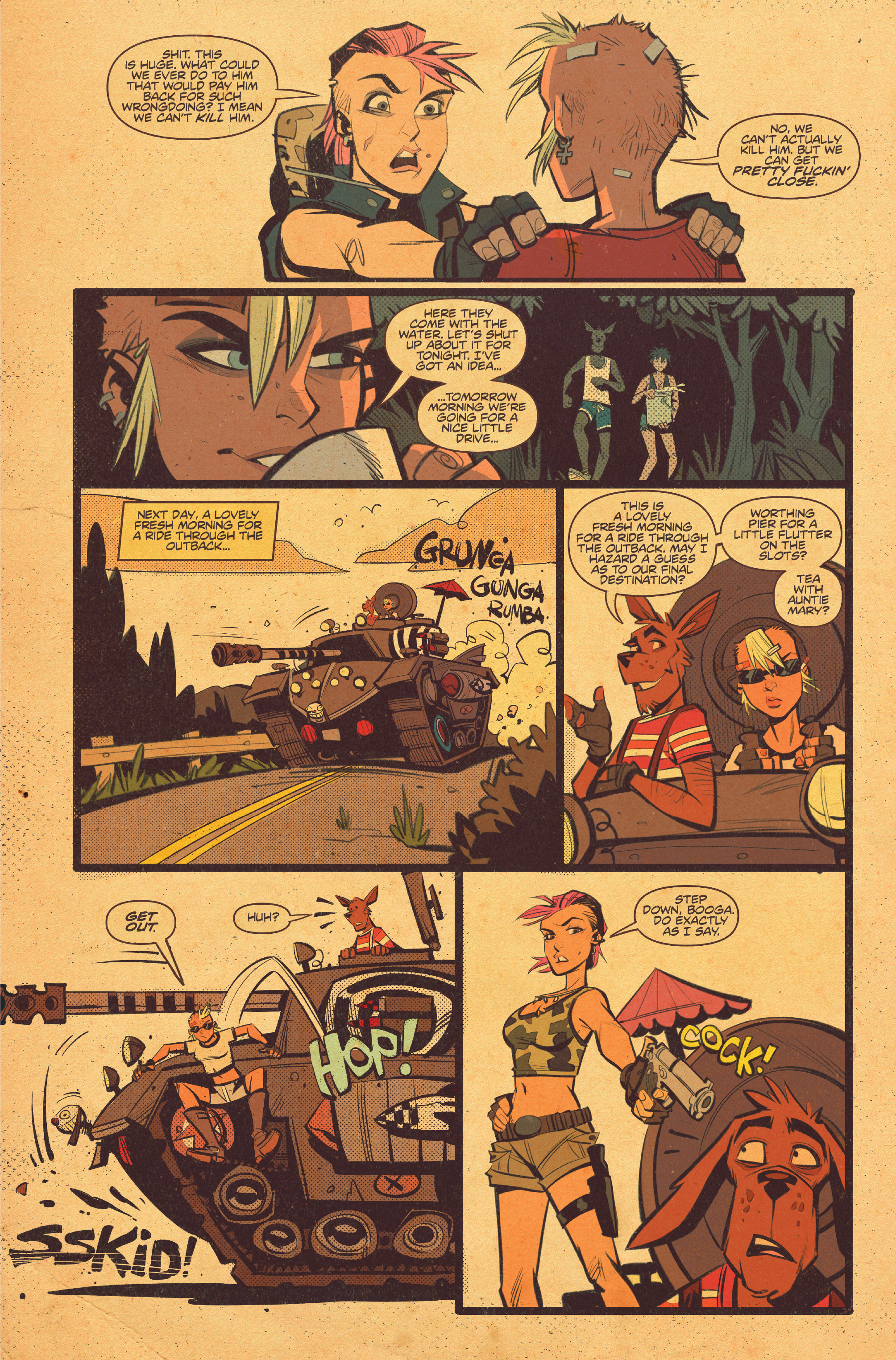 Read online Tank Girl: Gold comic -  Issue #1 - 11