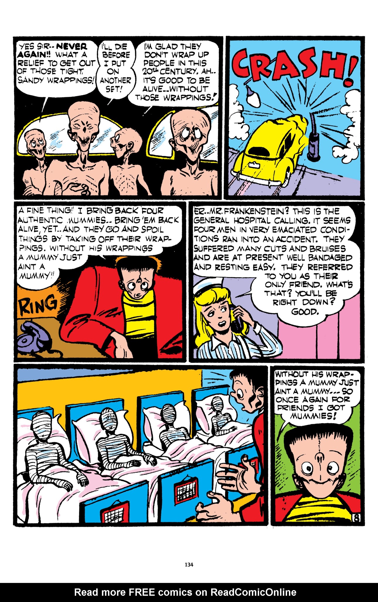 Read online Frankenstein: The Mad Science of Dick Briefer comic -  Issue # TPB - 133