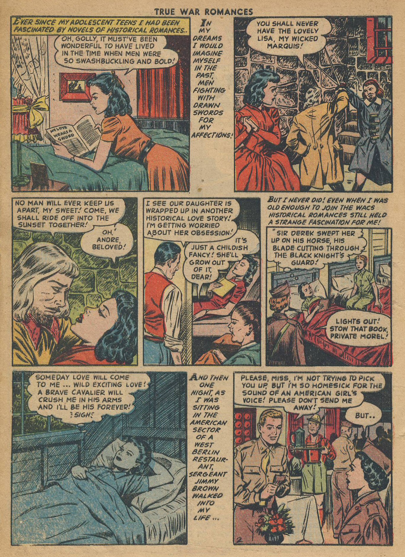 Read online True War Romances comic -  Issue #3 - 4