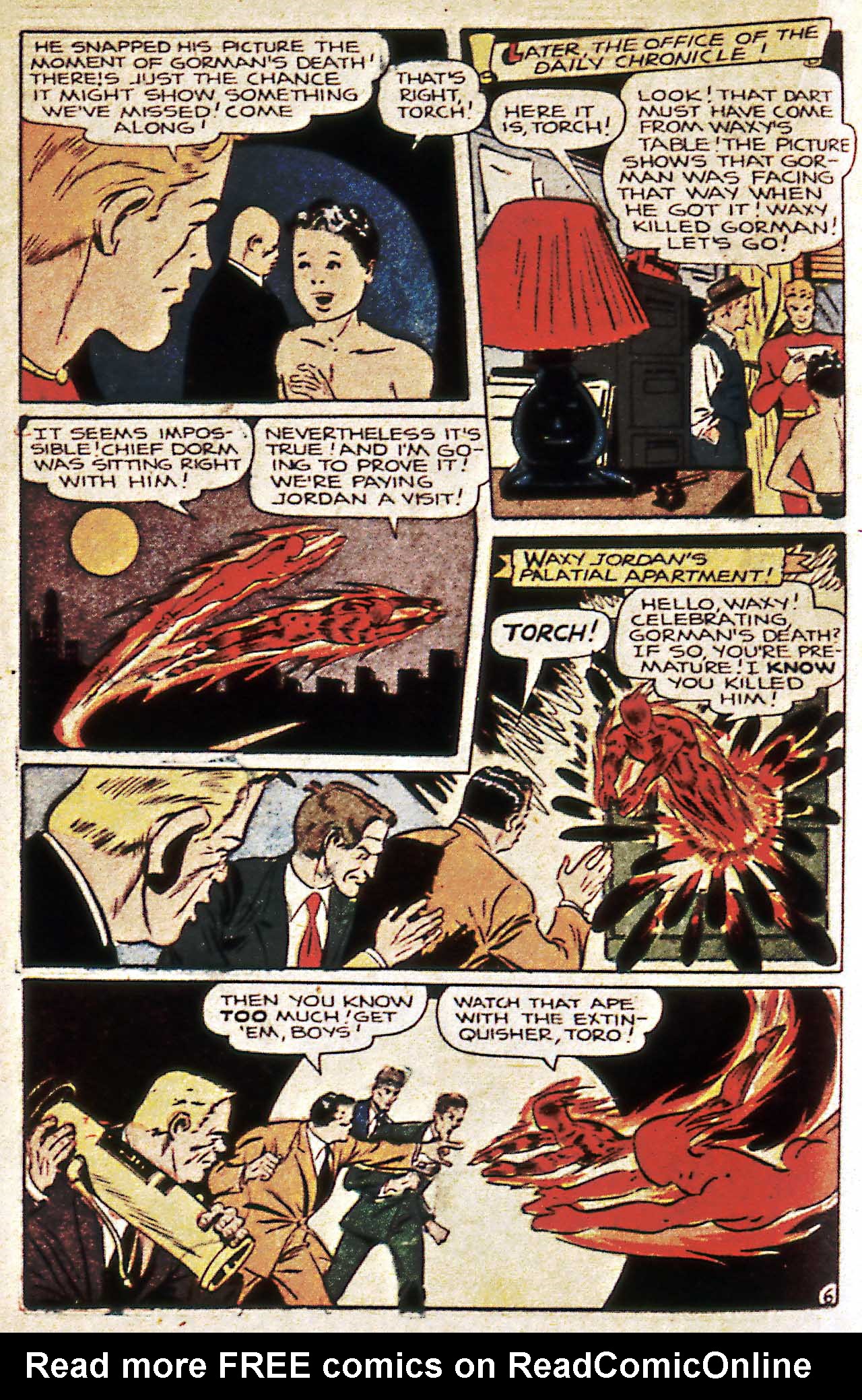 Read online The Human Torch (1940) comic -  Issue #20 - 19