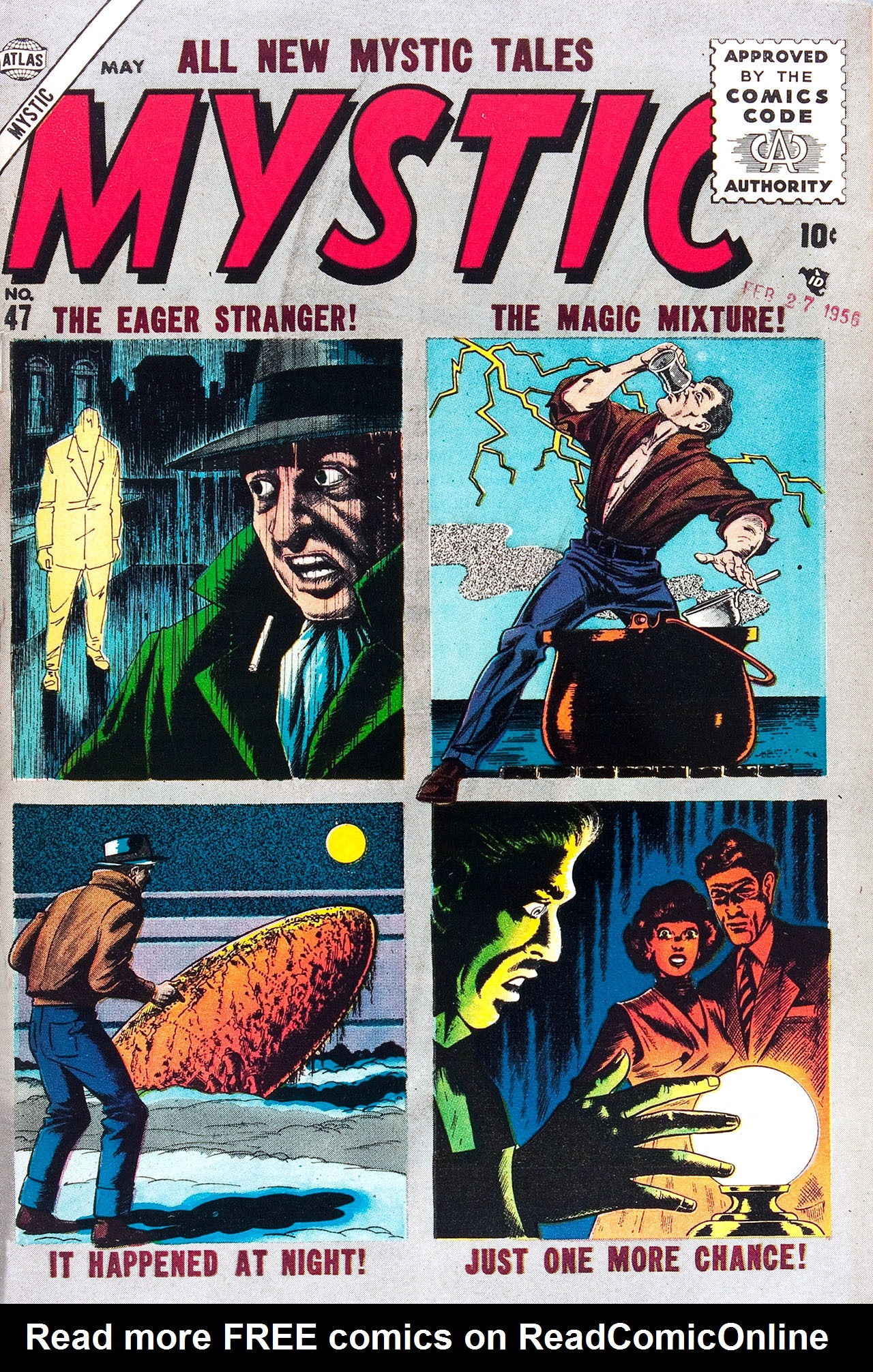 Read online Mystic (1951) comic -  Issue #47 - 1