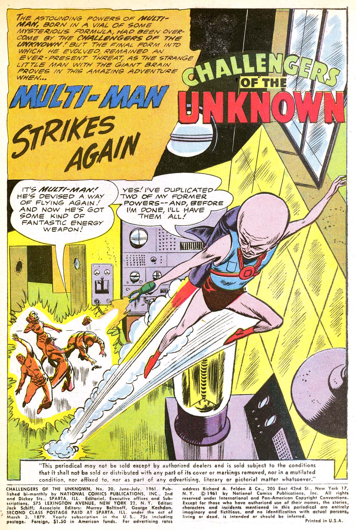 Challengers of the Unknown (1958) Issue #20 #20 - English 3
