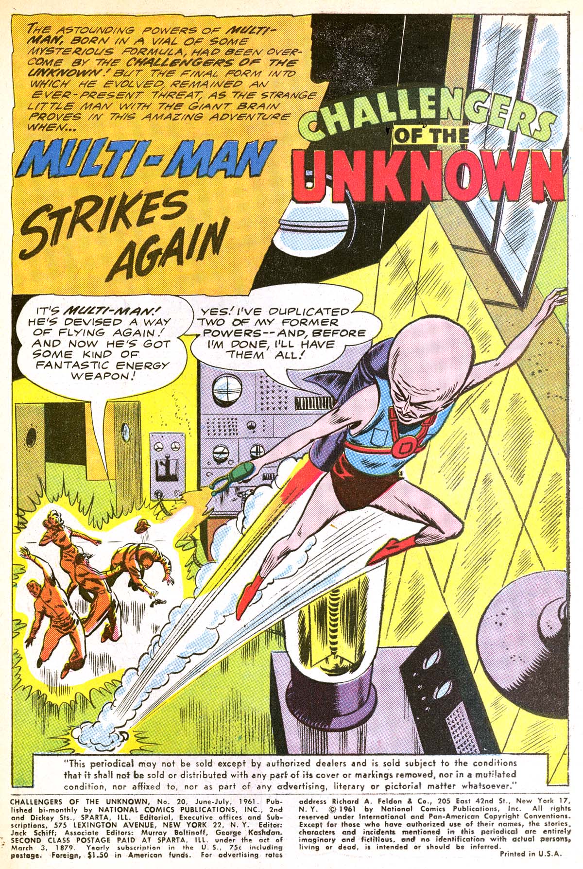 Read online Challengers of the Unknown (1958) comic -  Issue #20 - 3