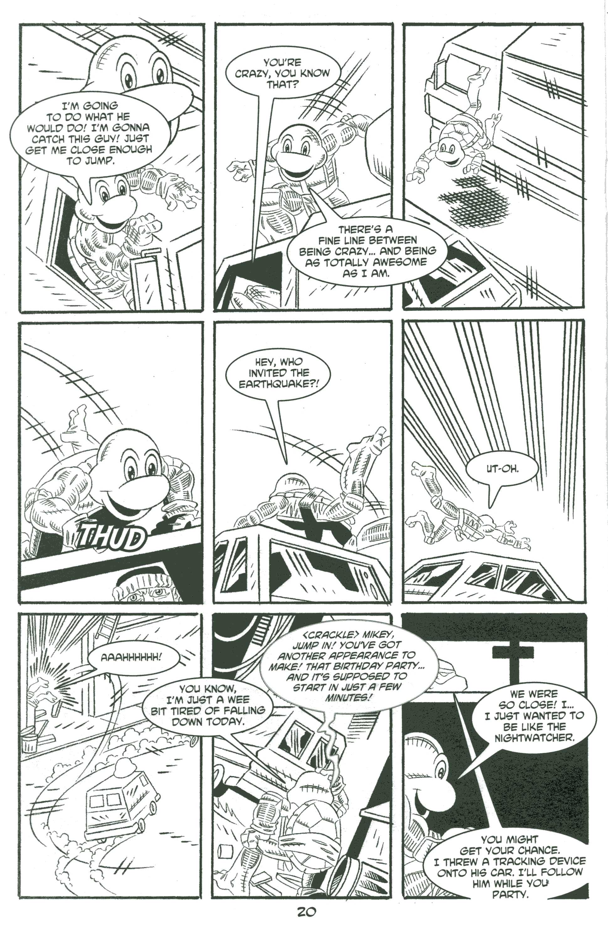 Read online TMNT Movie Prequel comic -  Issue #2 - 22