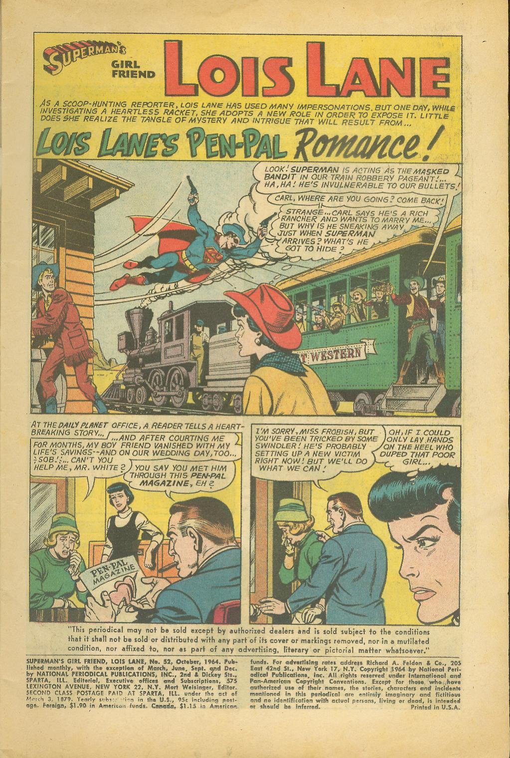 Read online Superman's Girl Friend, Lois Lane comic -  Issue #52 - 3