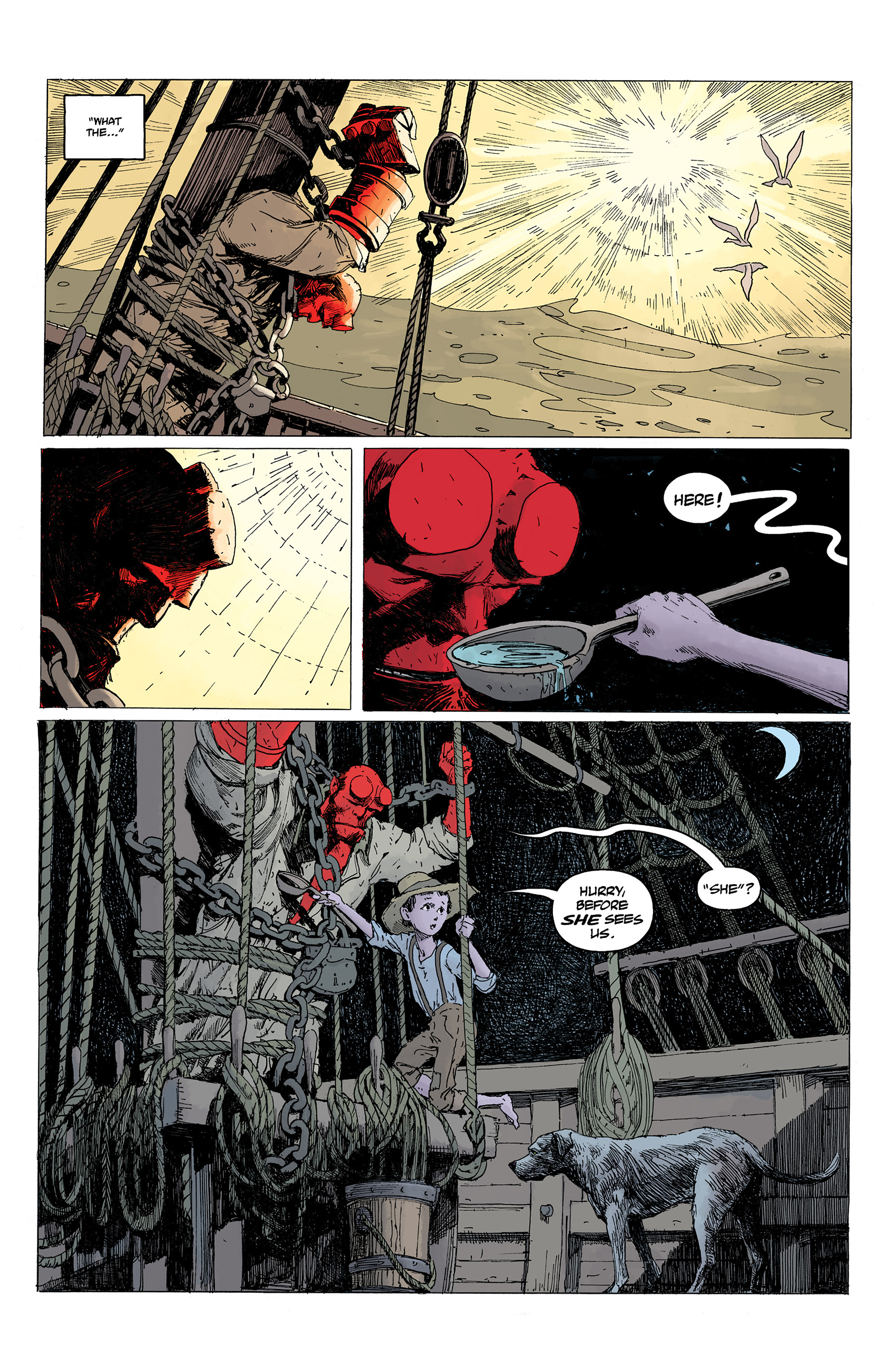 Read online Hellboy: Into the Silent Sea comic -  Issue # Full - 21