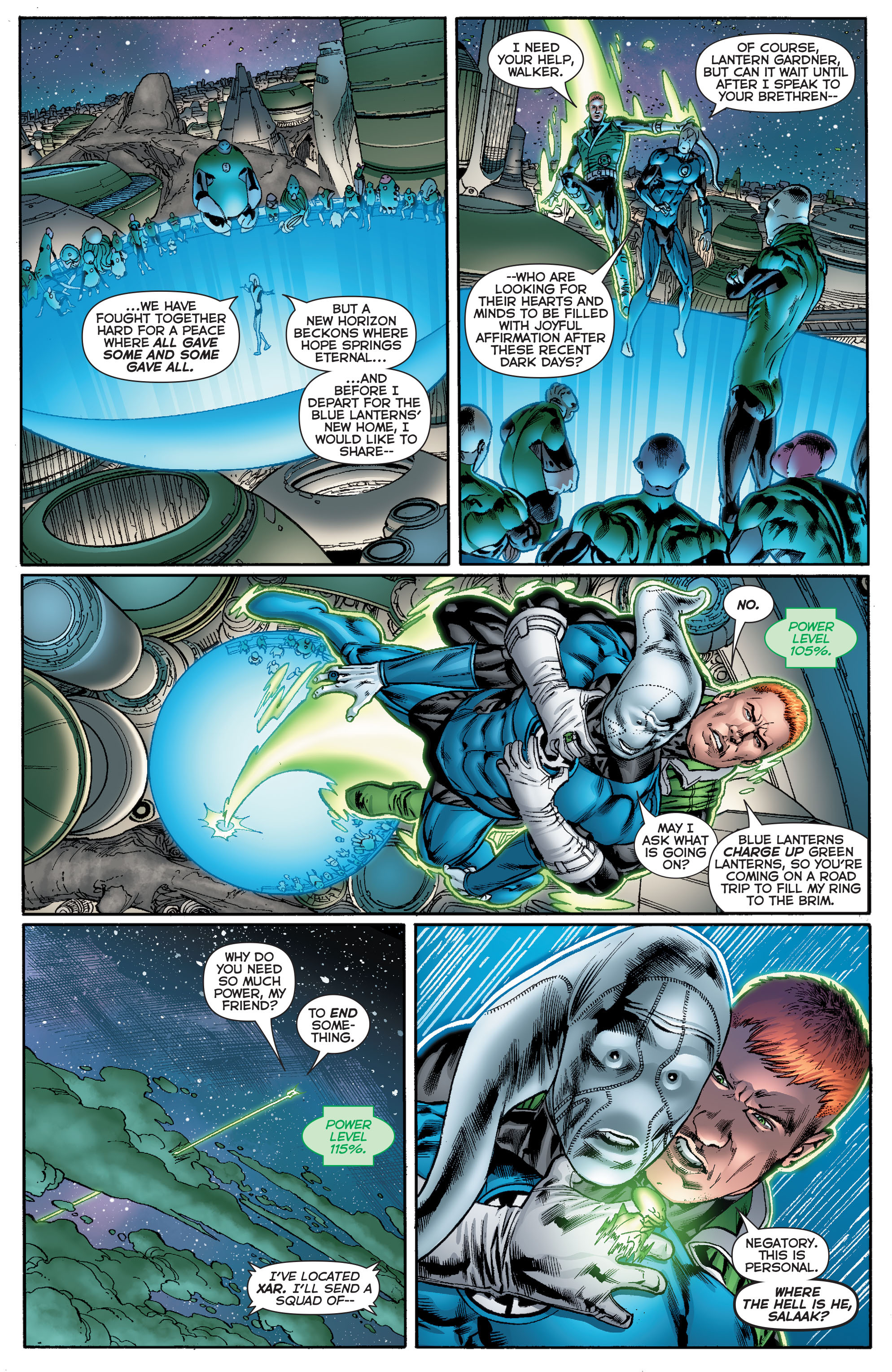 Read online Green Lantern: The Wrath of the First Lantern comic -  Issue # TPB - 327
