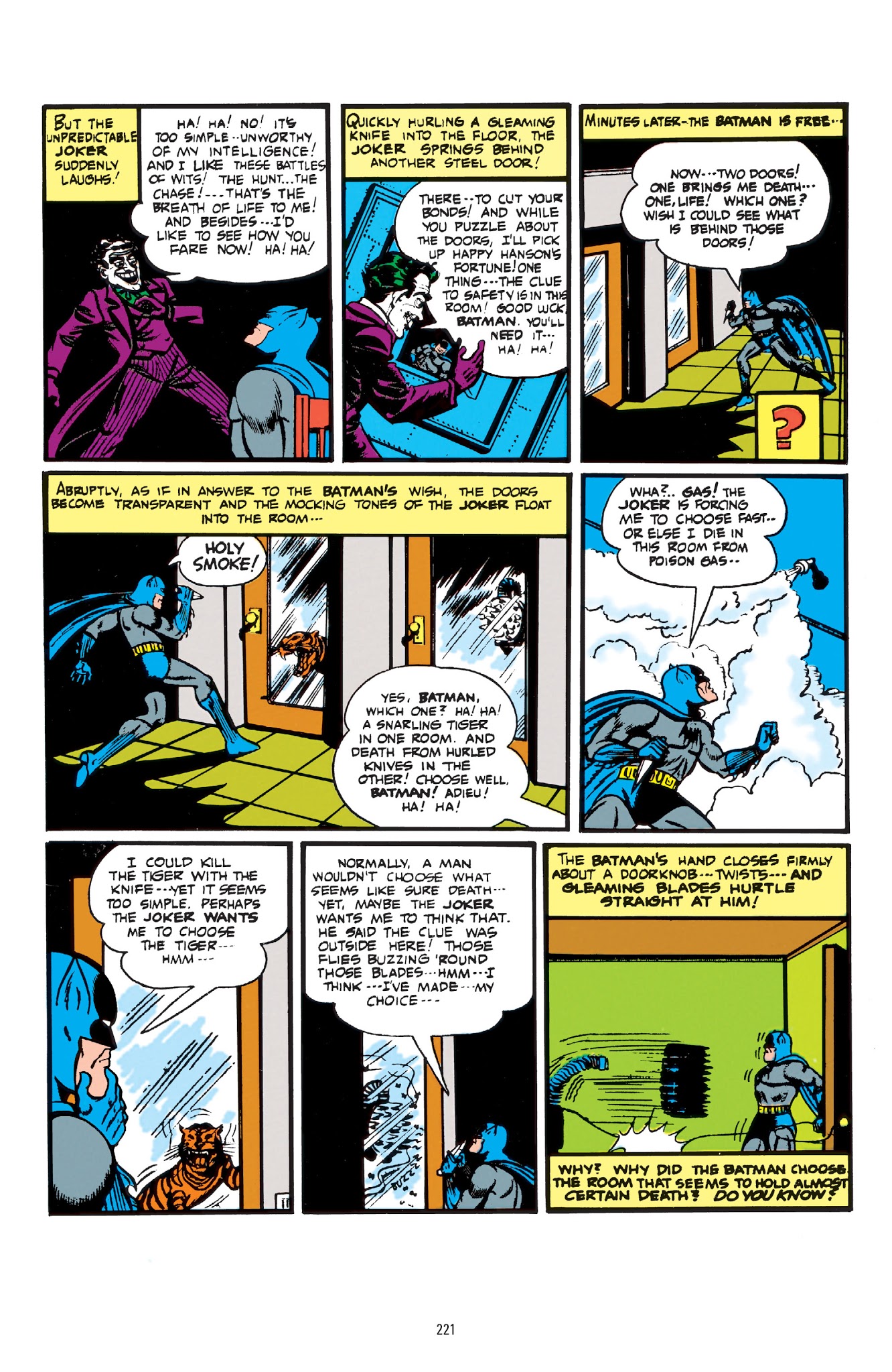 Read online Batman: The Golden Age Omnibus comic -  Issue # TPB 3 - 221