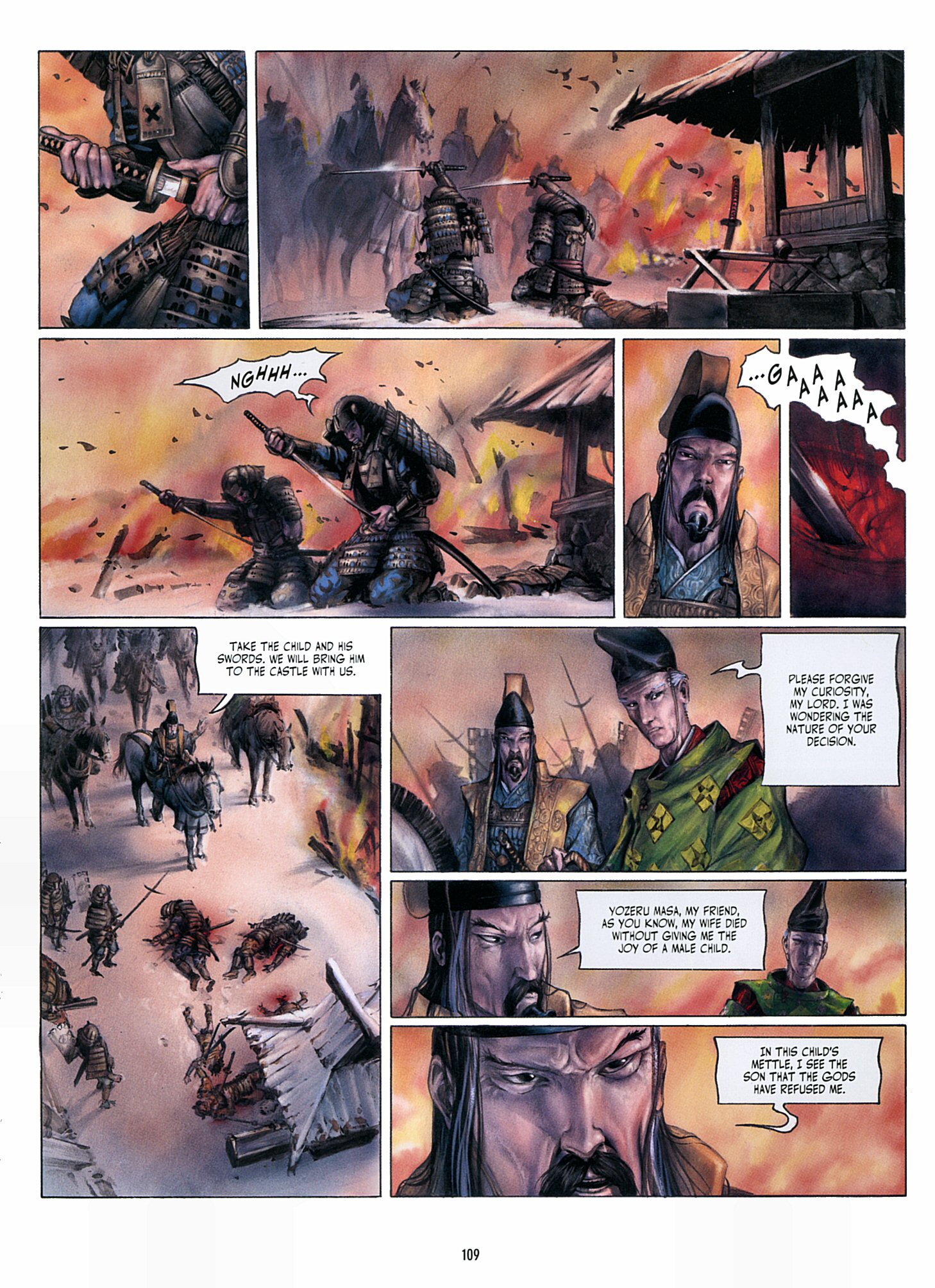 Read online Legend of the Scarlet Blades comic -  Issue # TPB - 110