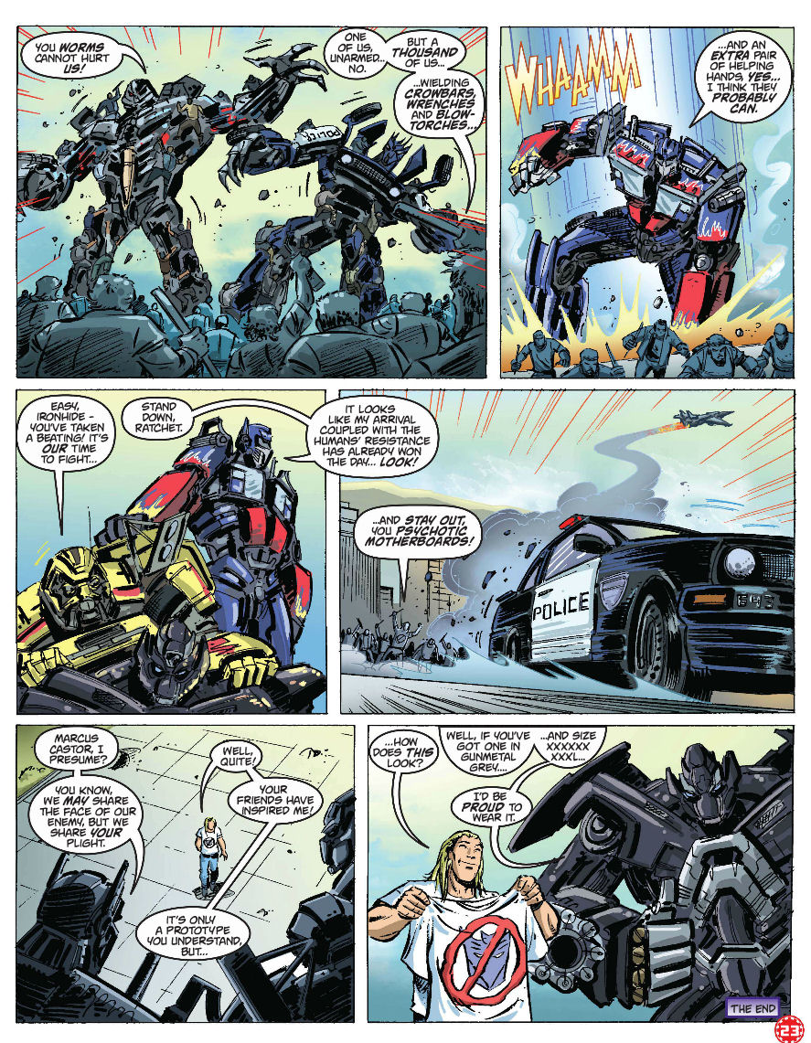 Read online Transformers: Dark of the Moon comic -  Issue #4 - 16