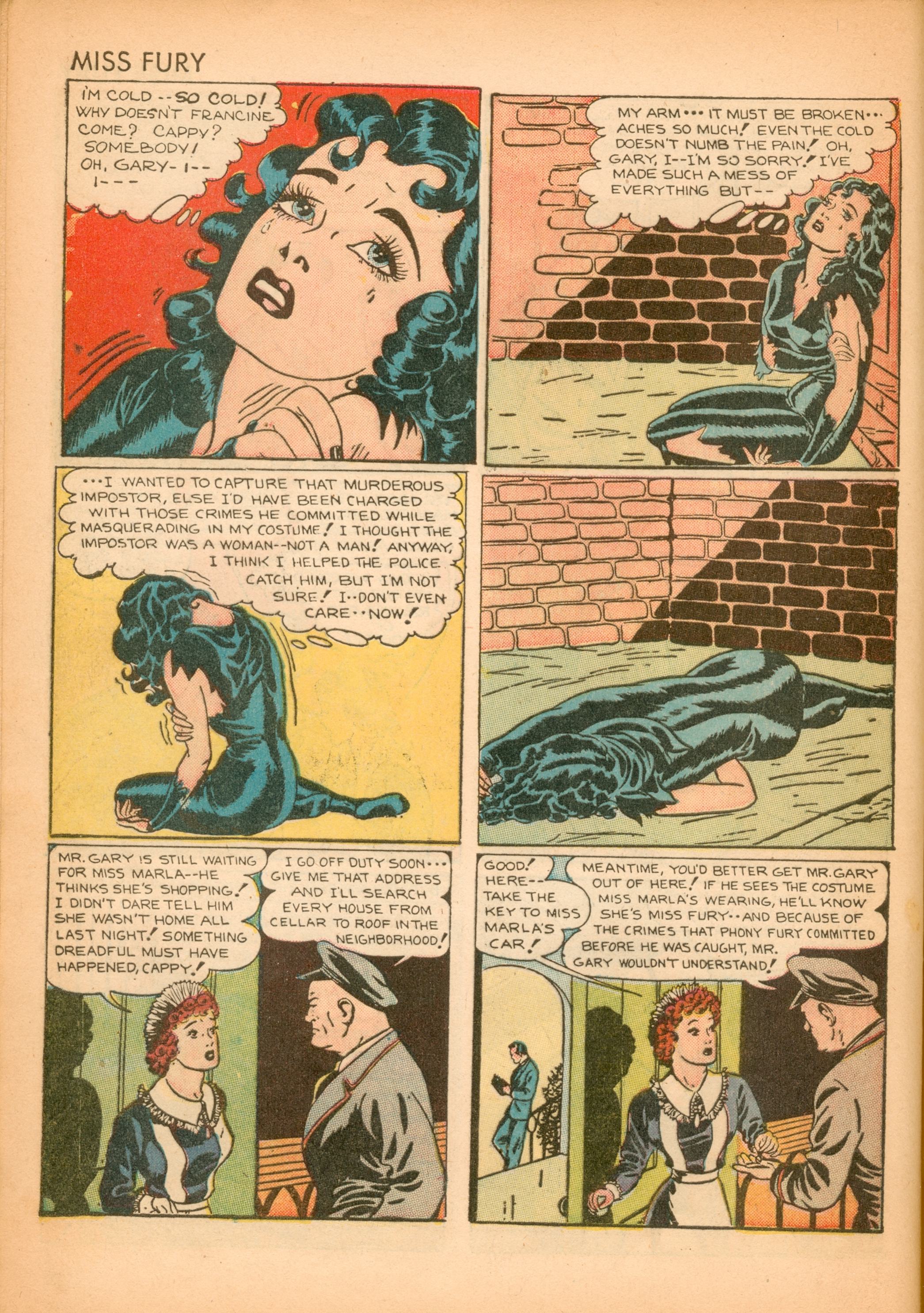 Read online Miss Fury (1942) comic -  Issue #2 - 6