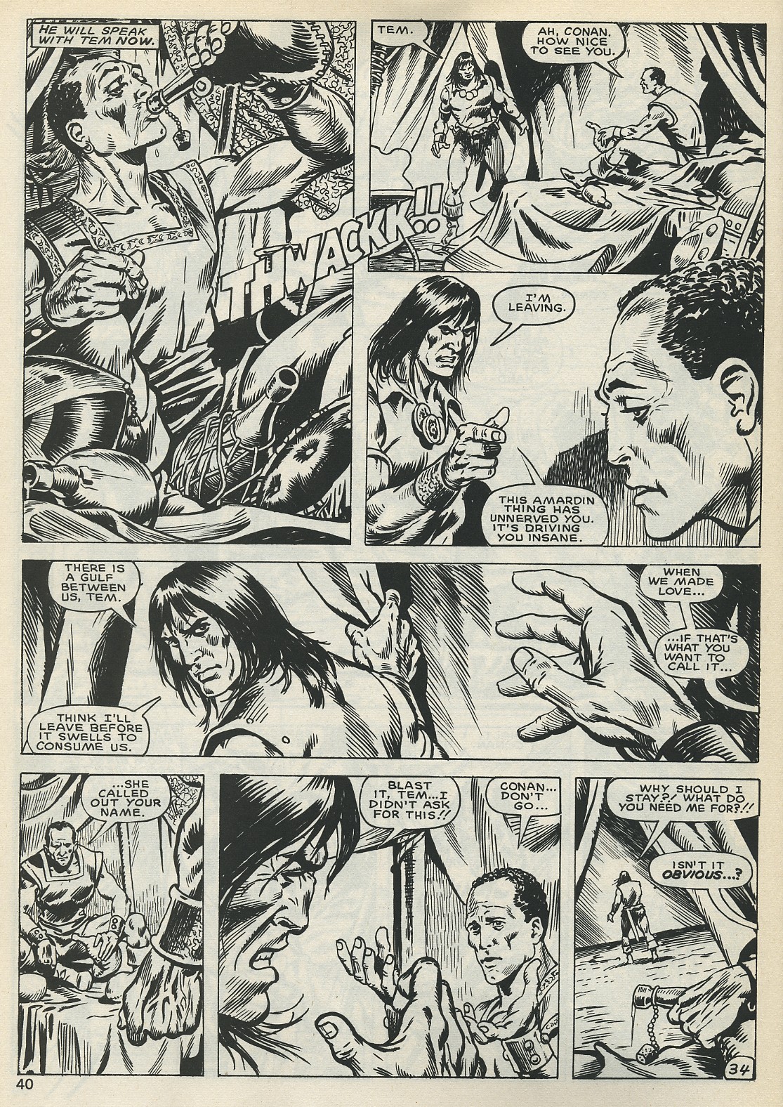 Read online The Savage Sword Of Conan comic -  Issue #128 - 39