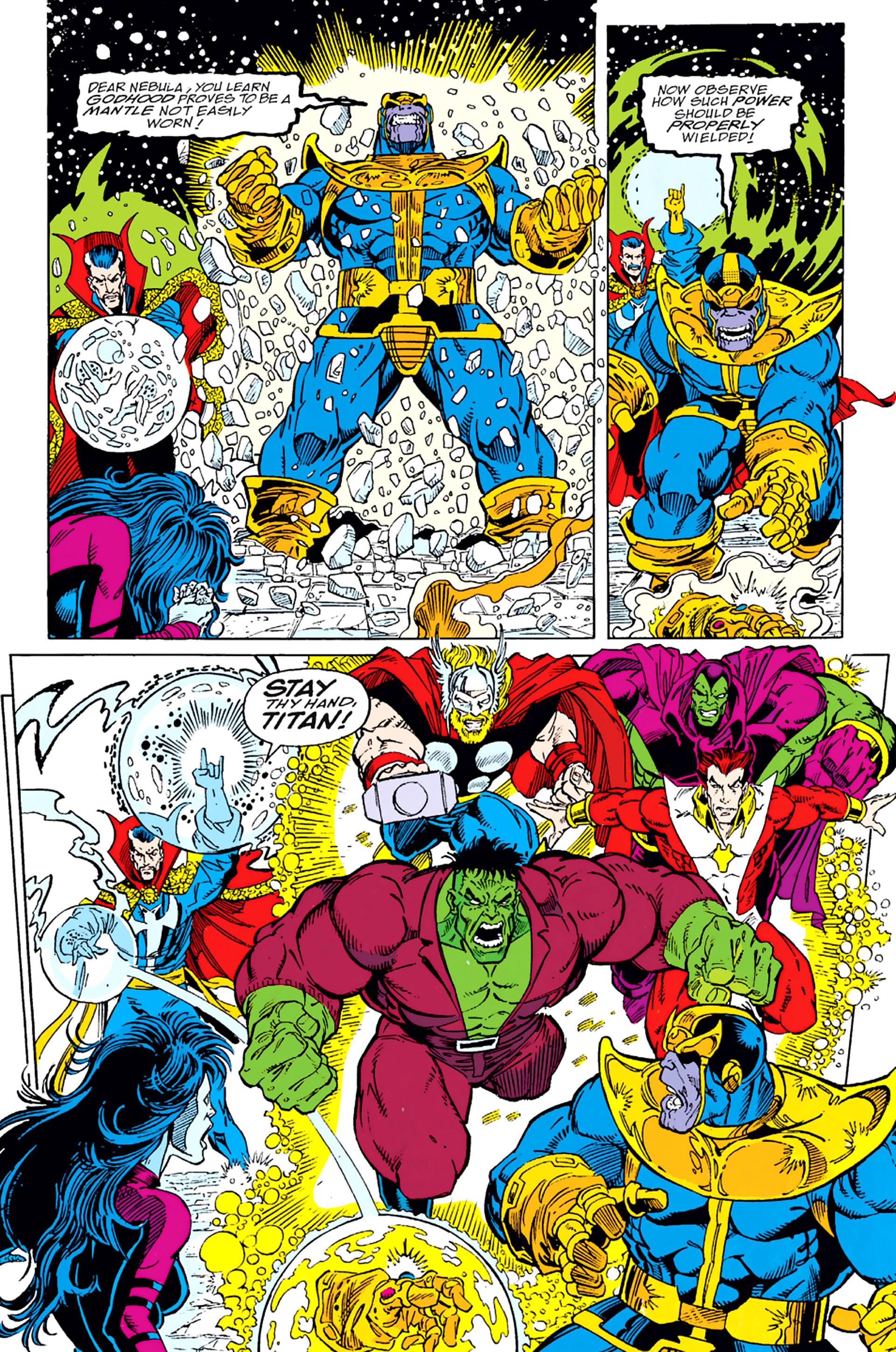 Read online Infinity Gauntlet (1991) comic -  Issue #6 - 23