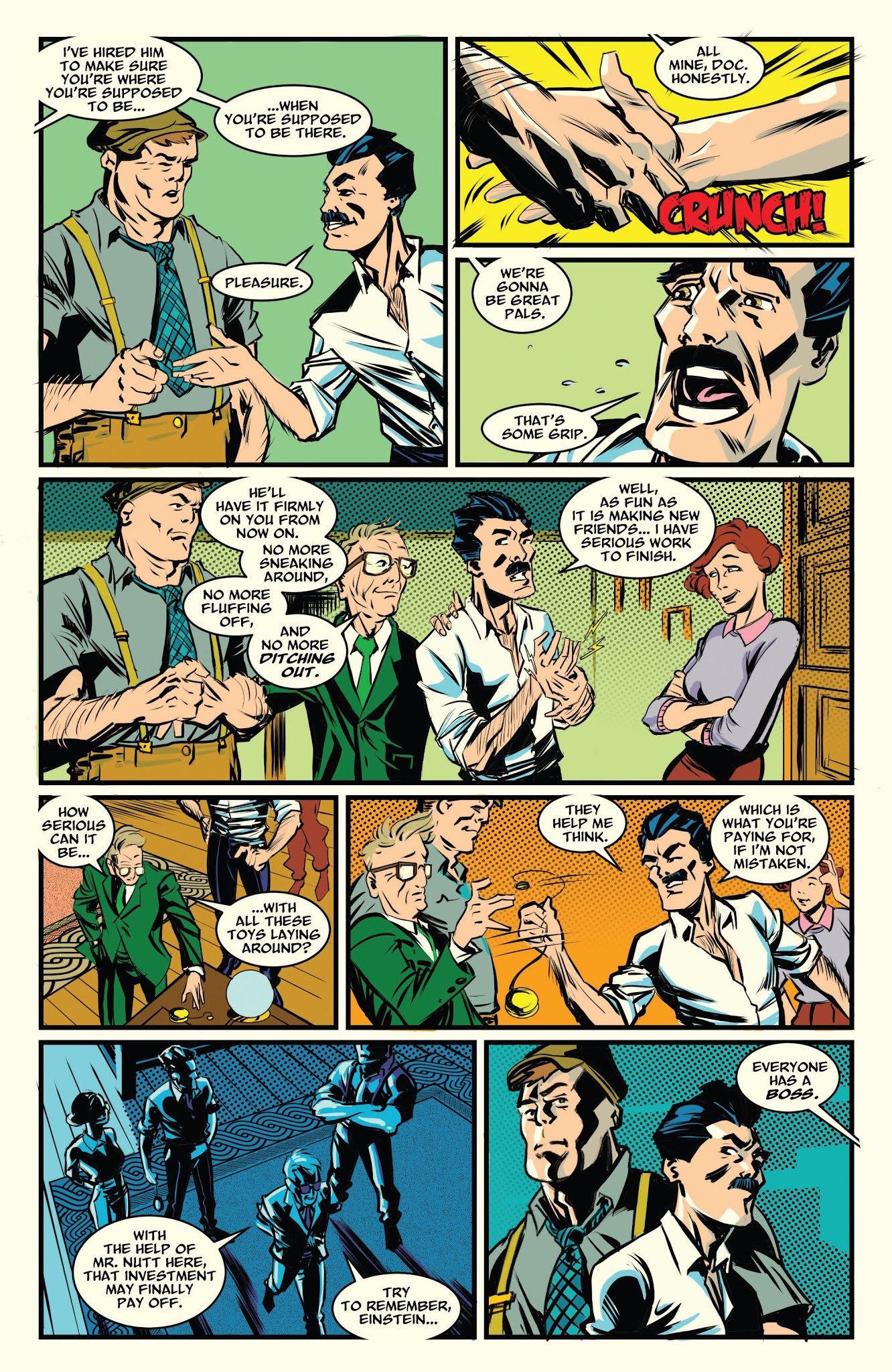 Read online Albert Einstein: Time Mason comic -  Issue #3 - 10
