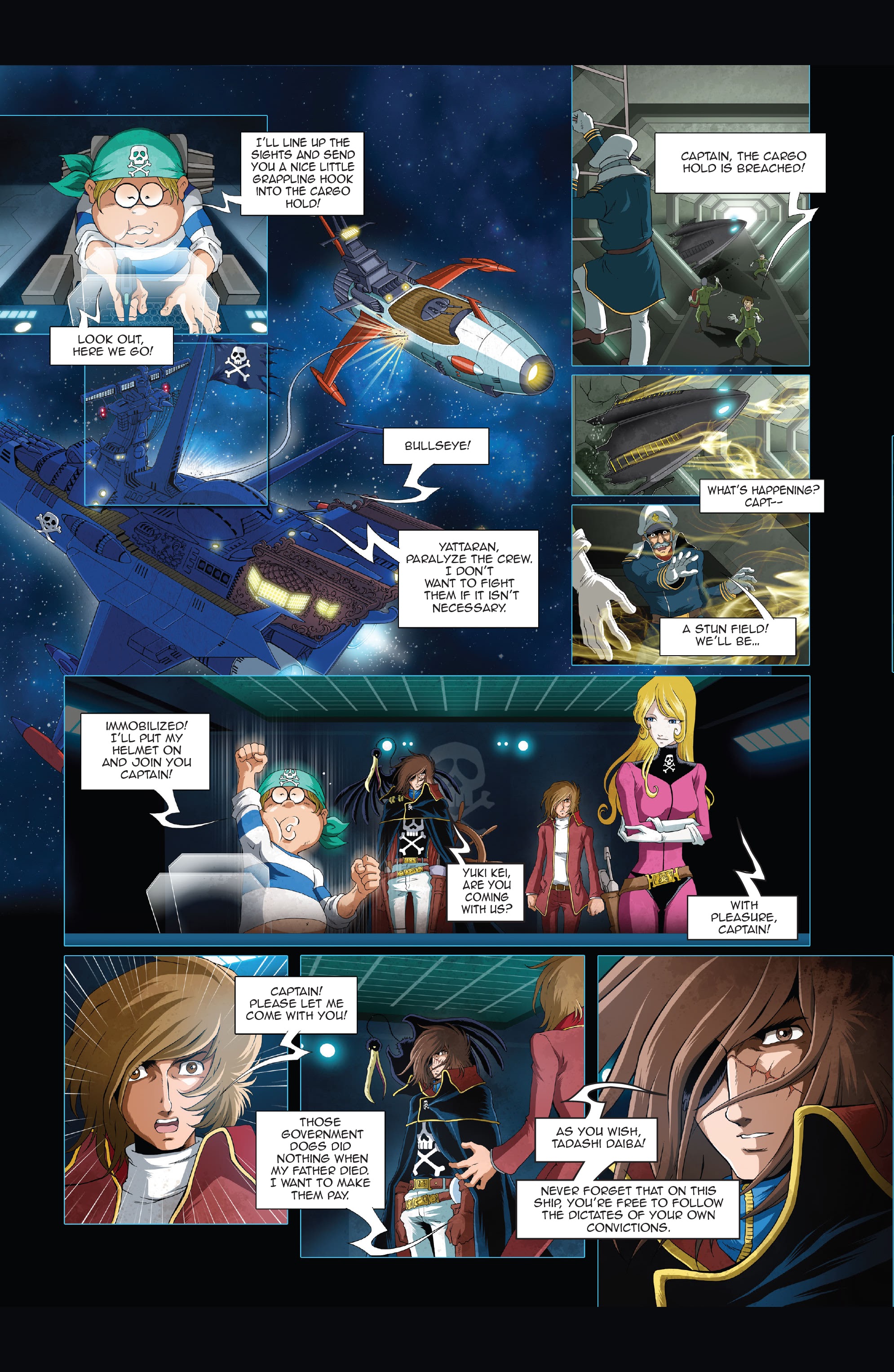 Read online Free Comic Book Day 2021 comic -  Issue # Space Pirate Captain Harlock - 12