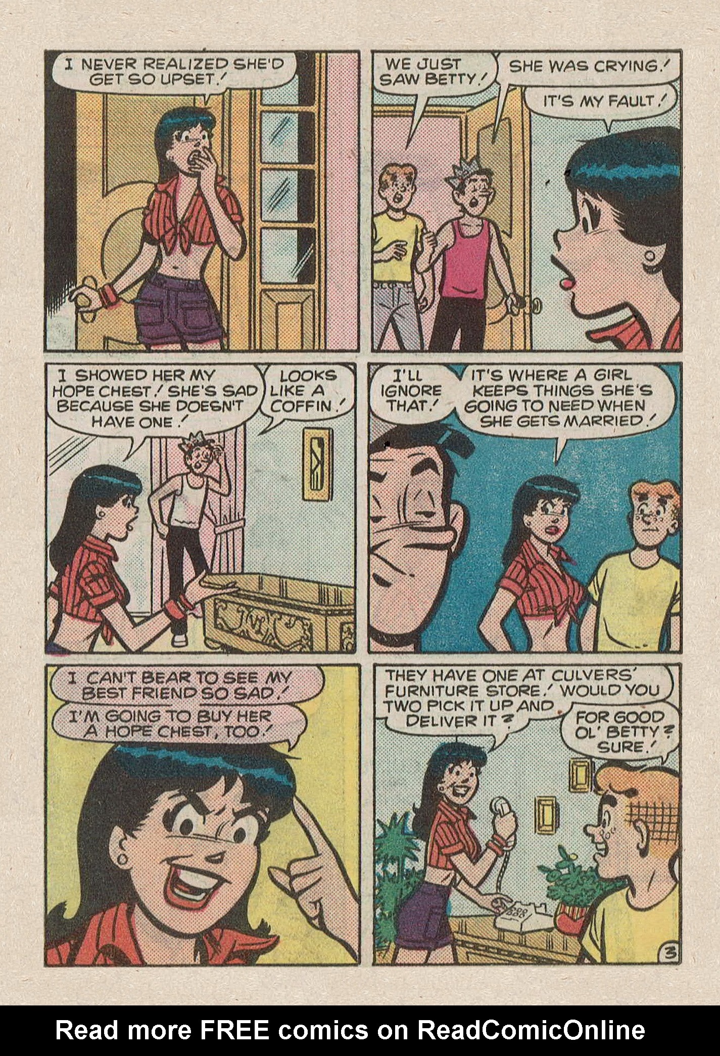 Read online Betty and Veronica Digest Magazine comic -  Issue #26 - 31