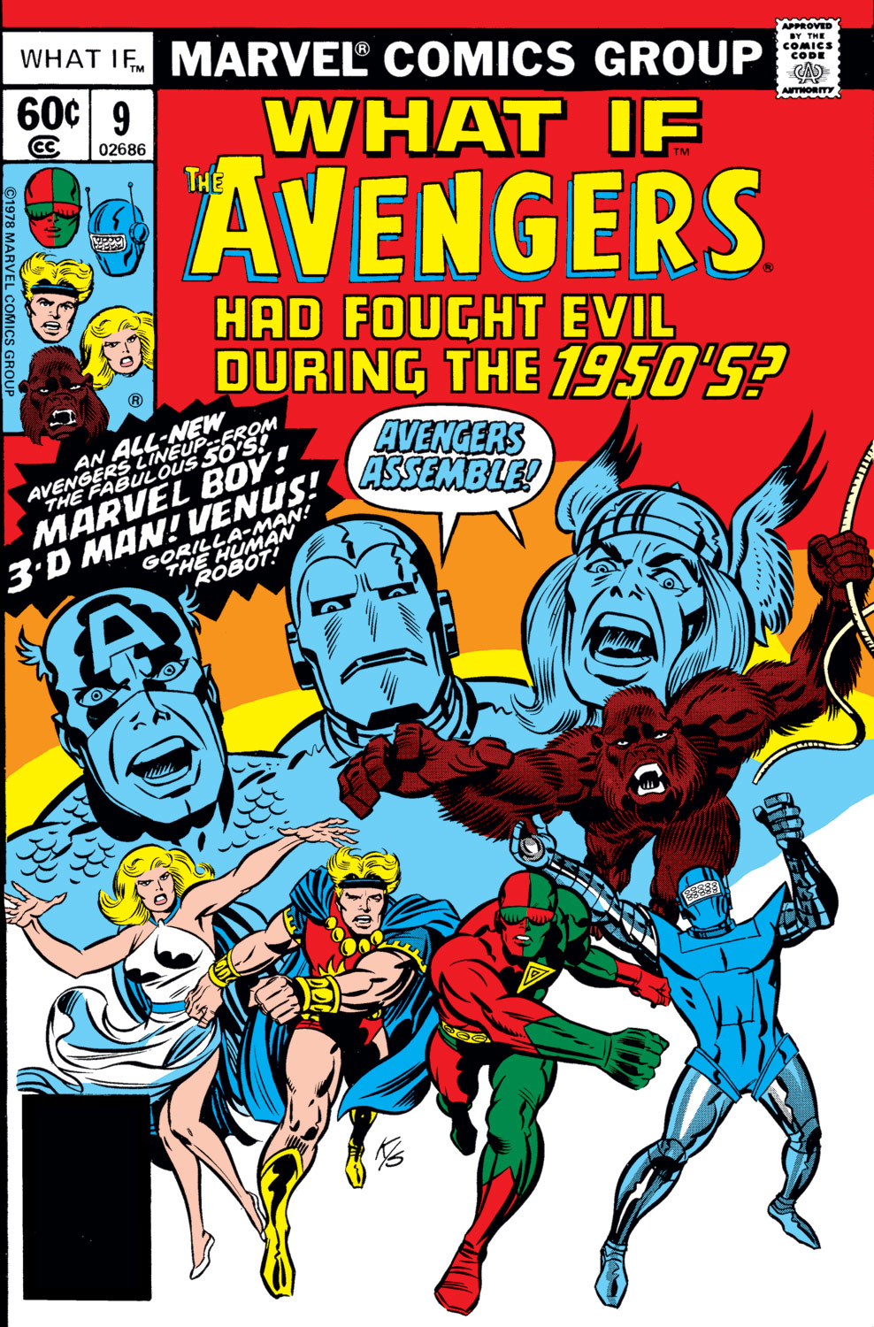 Read online What If? (1977) comic -  Issue #9 - The Avengers had fought during the 1950's - 1