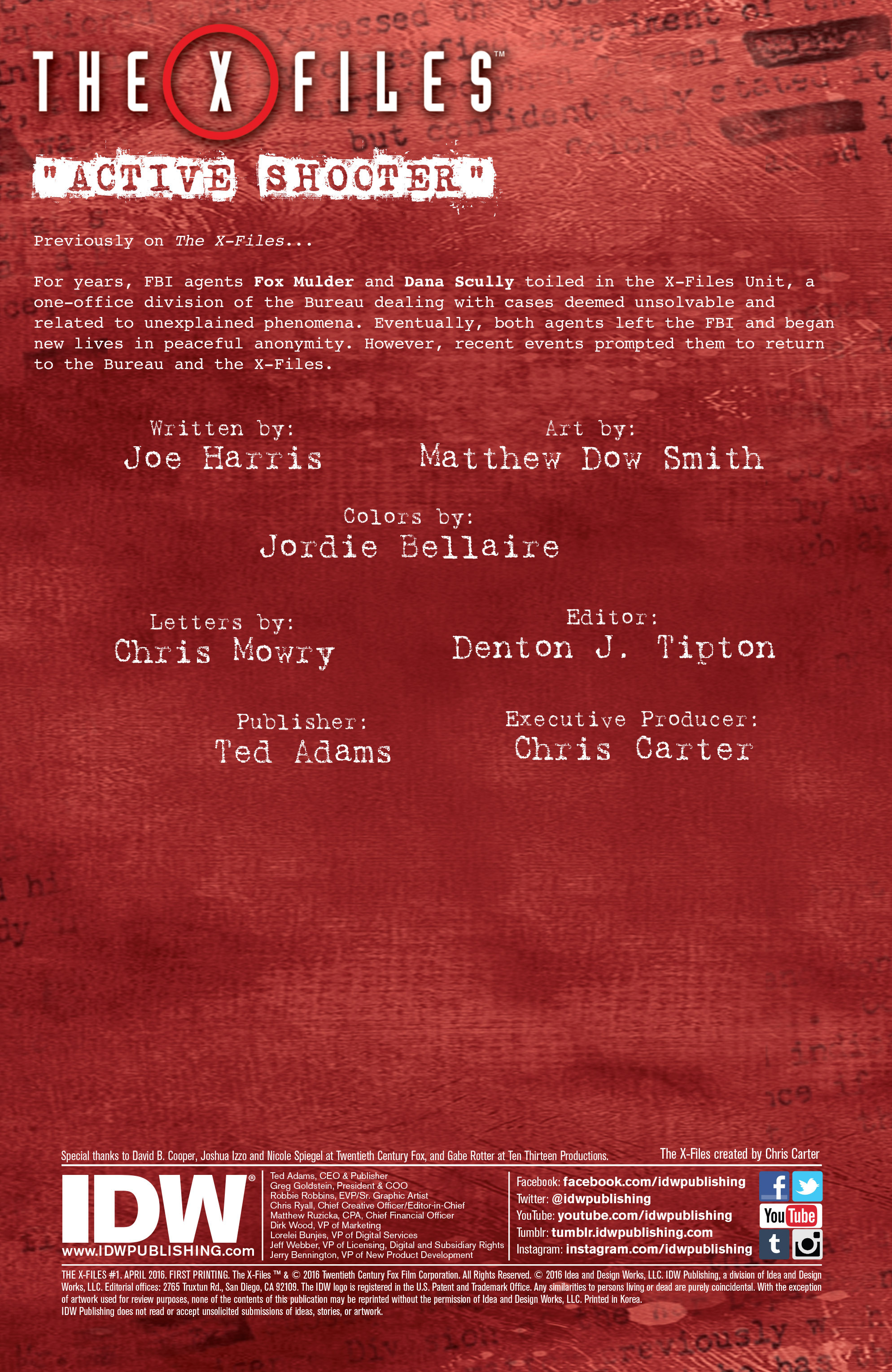 Read online The X-Files (2016) comic -  Issue #1 - 5