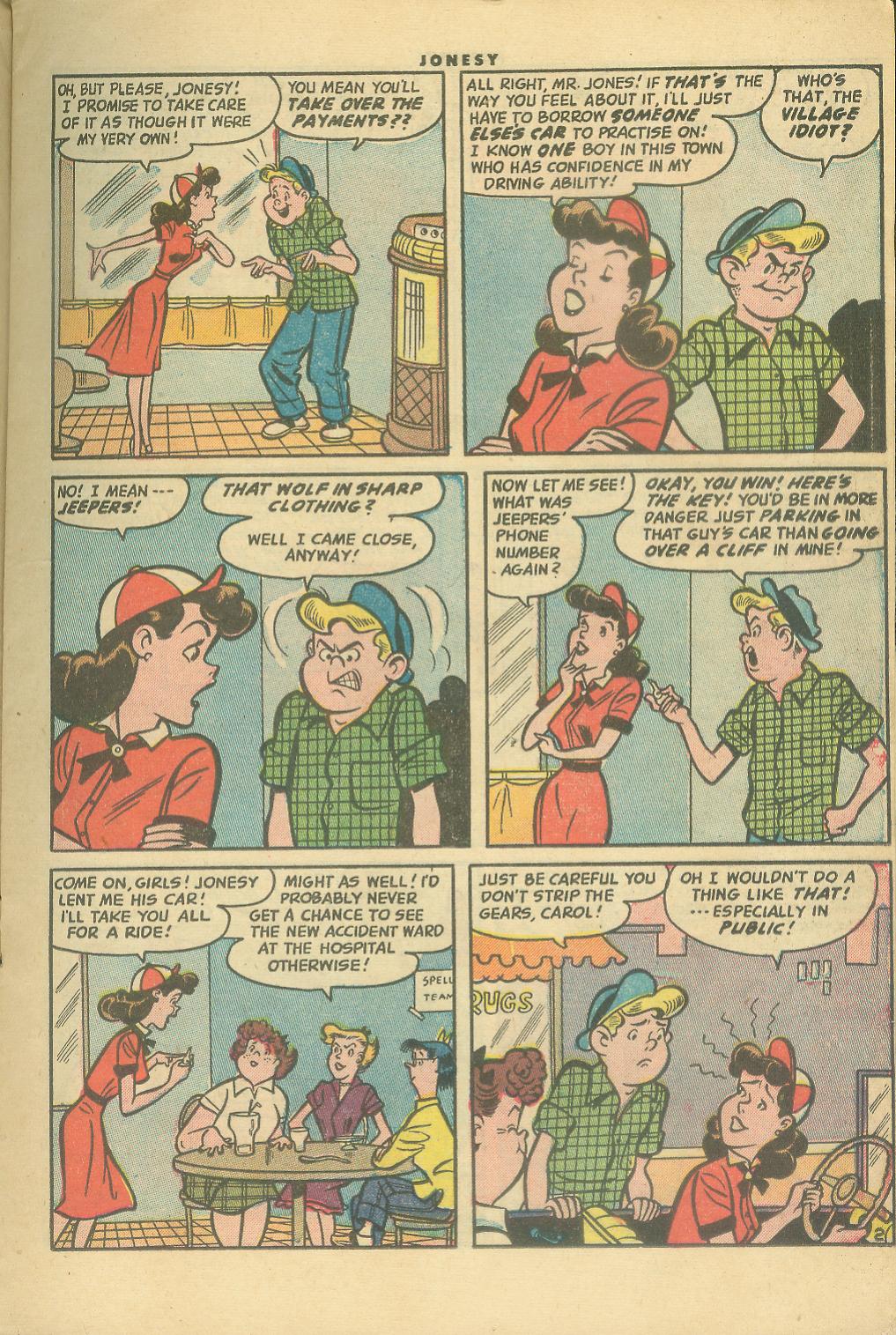 Read online Jonesy (1953) comic -  Issue #7 - 15