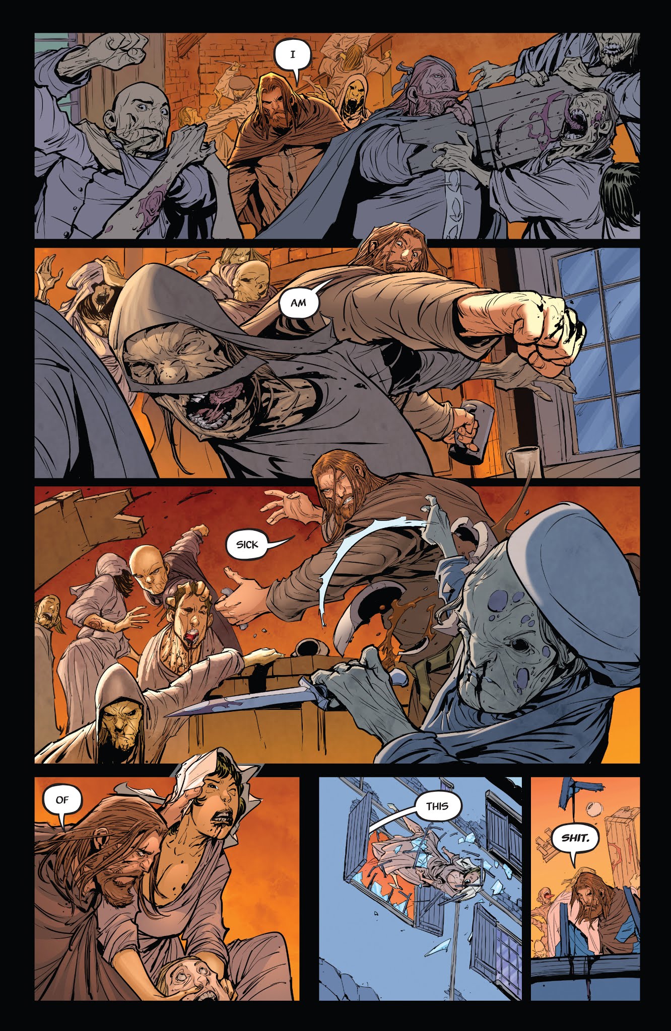 Read online Pestilence: A Story of Satan comic -  Issue #2 - 9