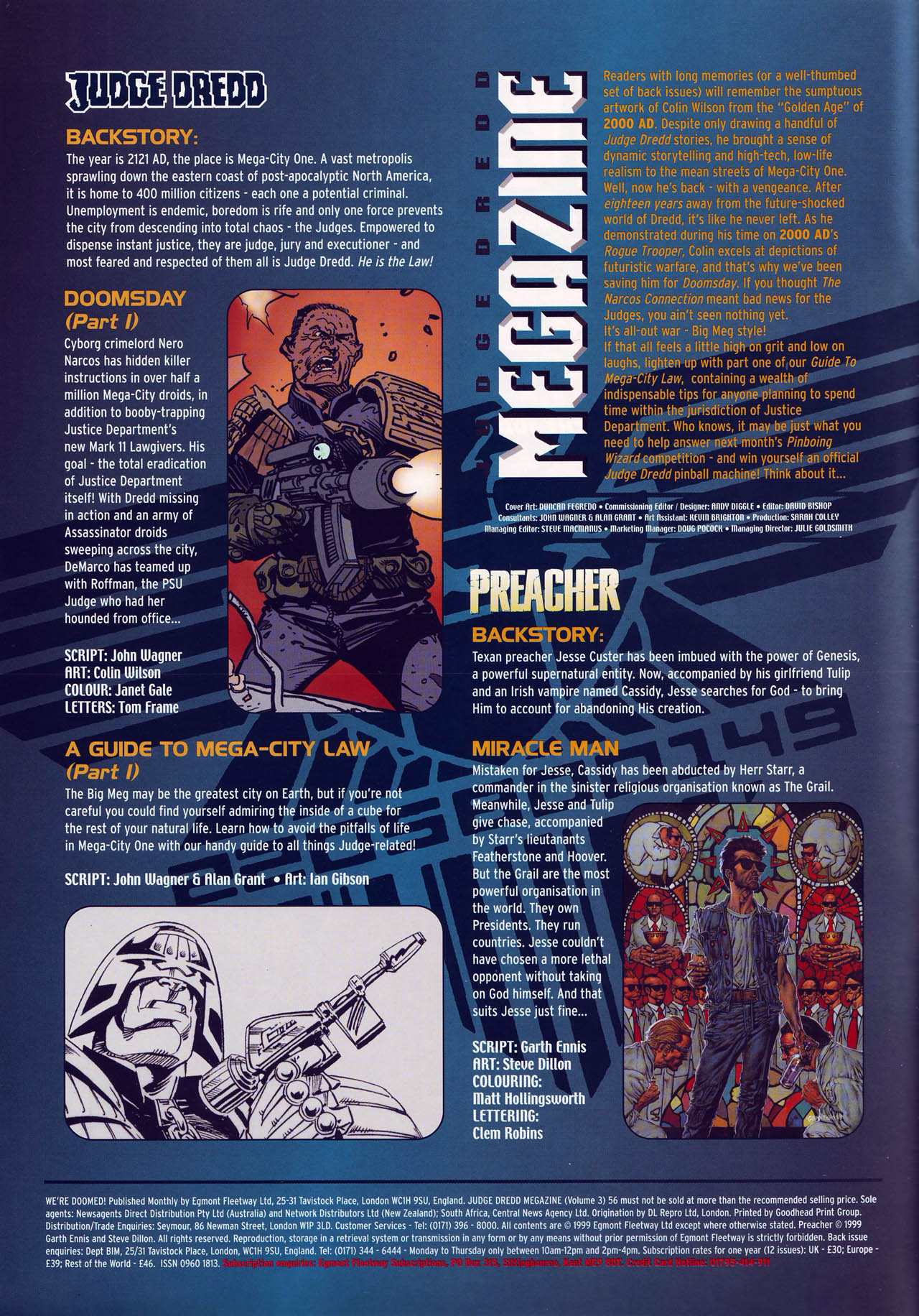 Read online Judge Dredd Megazine (vol. 3) comic -  Issue #56 - 2