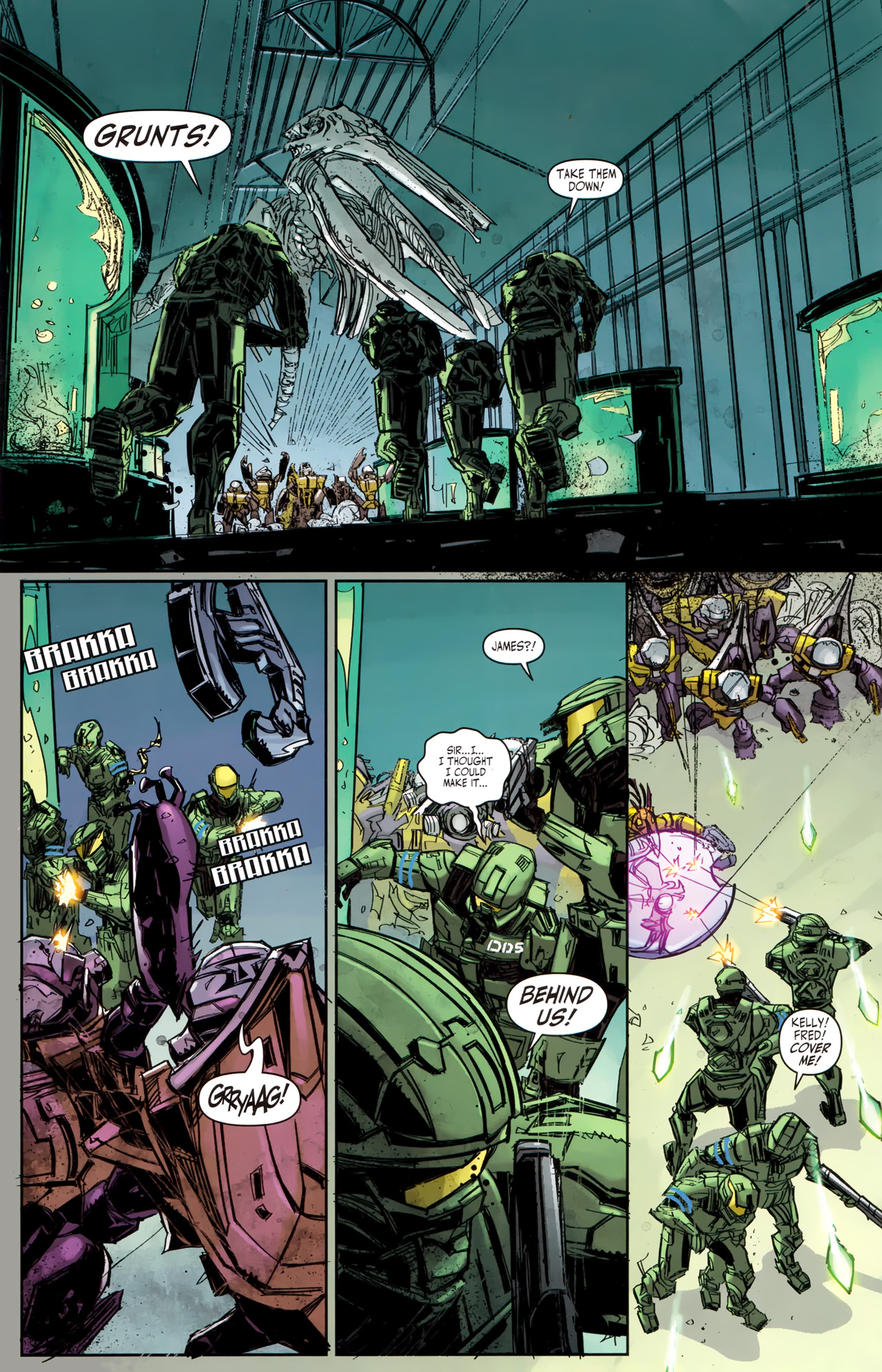 Read online Halo: Fall Of Reach - Covenant comic -  Issue #4 - 11